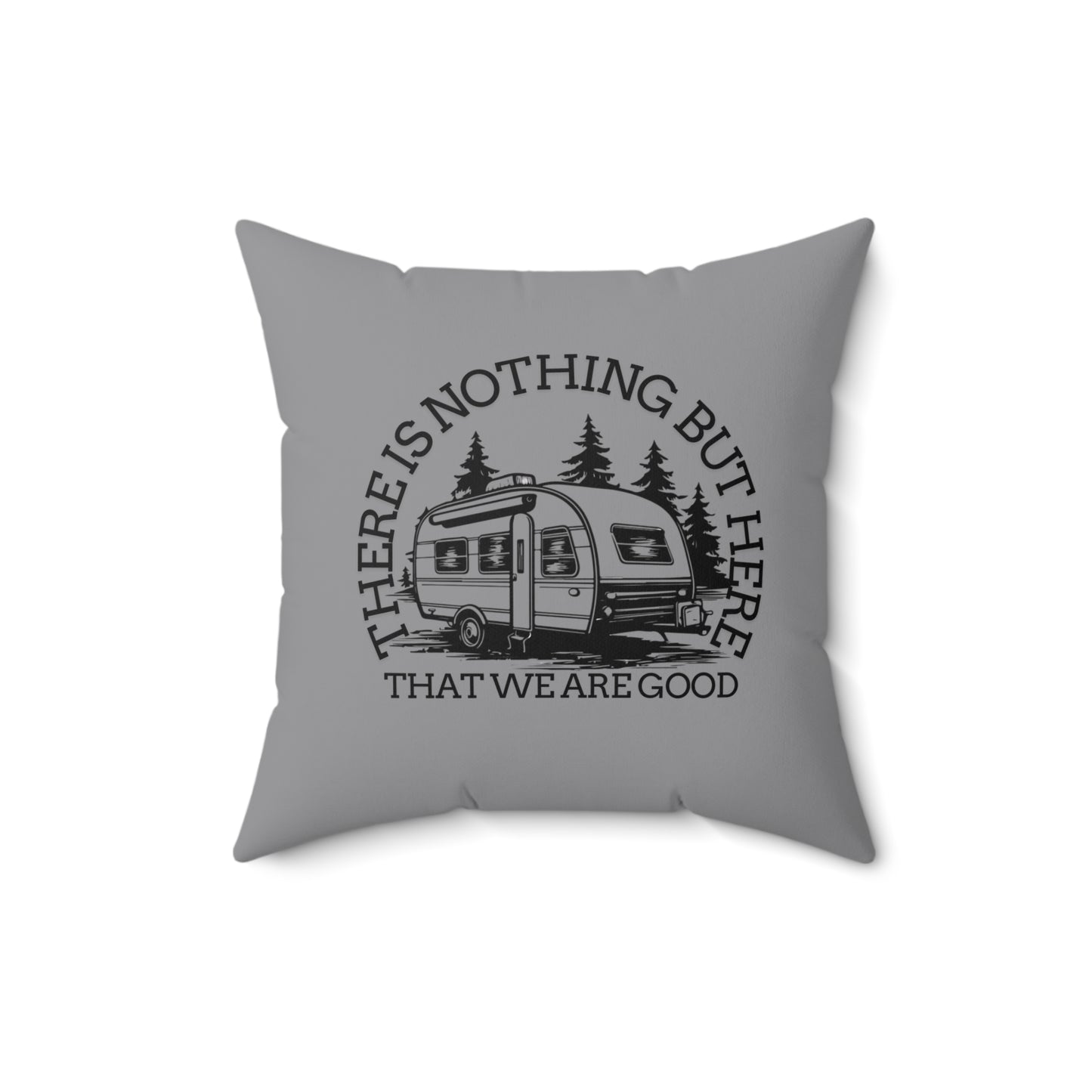 Vintage Camper Throw Pillow - Perfect for Nature Lovers- Crée_ation Nature DC
