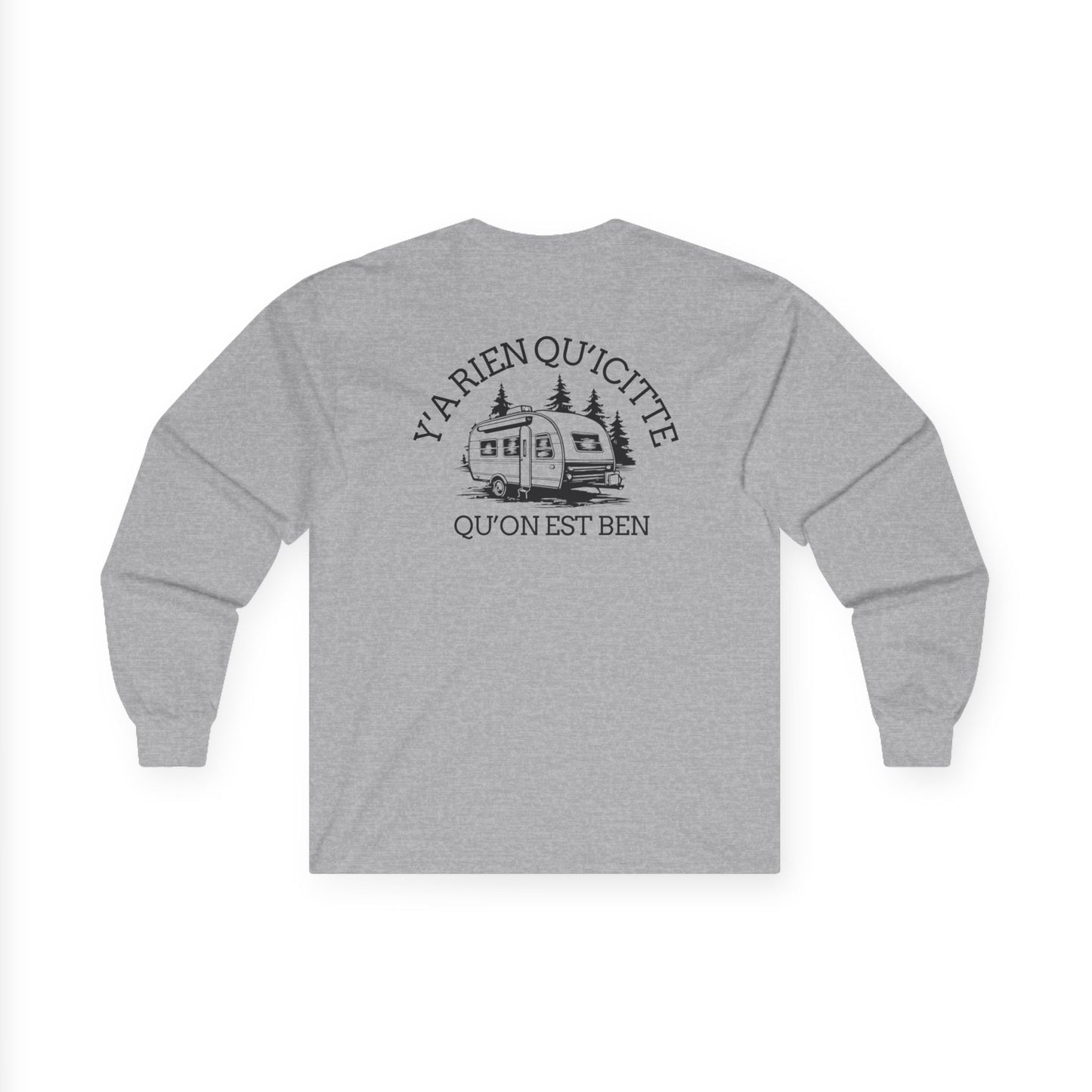 Unisex Long Sleeve Tee - RV Adventure Graphic Shirt for Nature Lovers -Crée_ation Nature DC