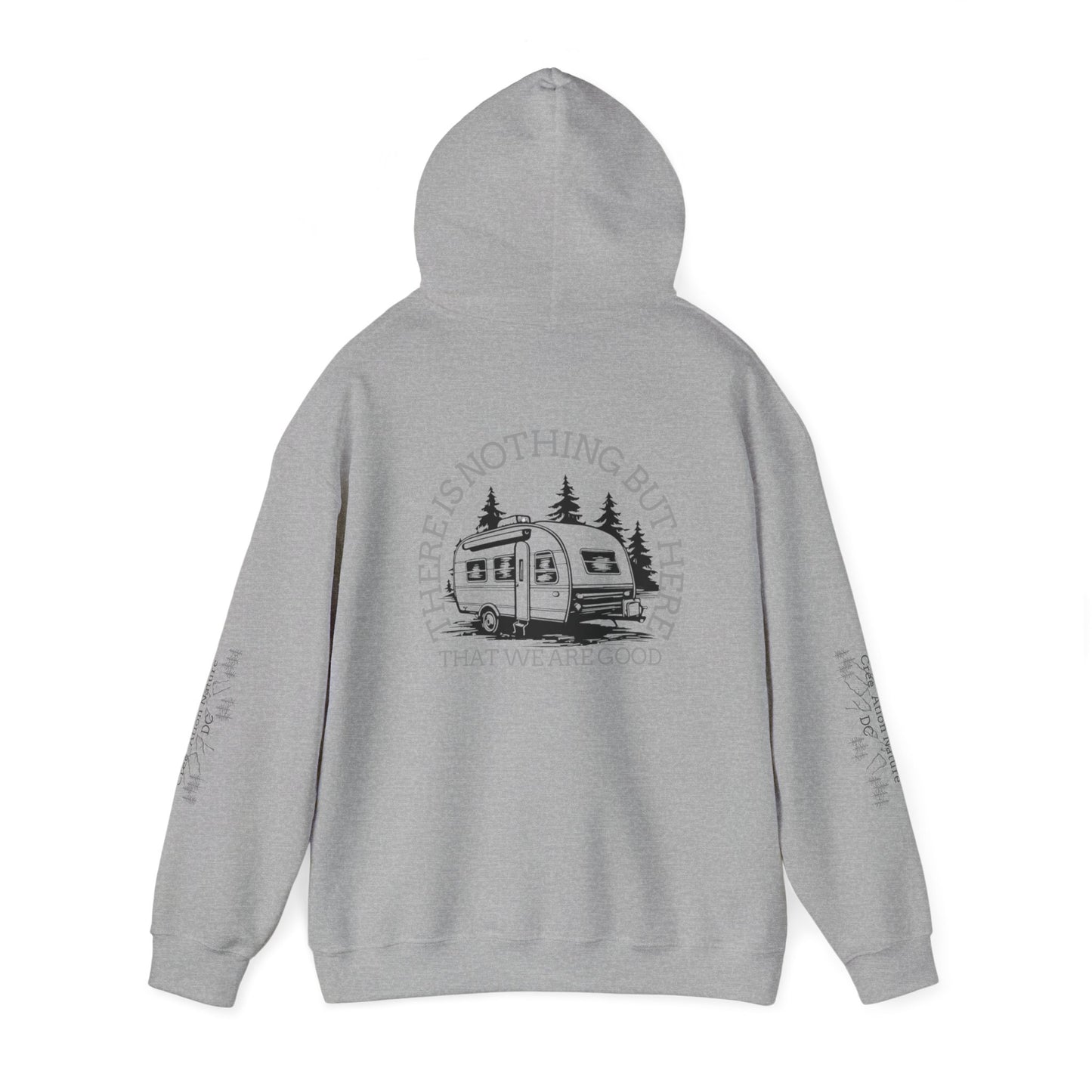 Inspirational Camping Hoodie - Unisex Heavy Blend™ Sweatshirt with Nature Design