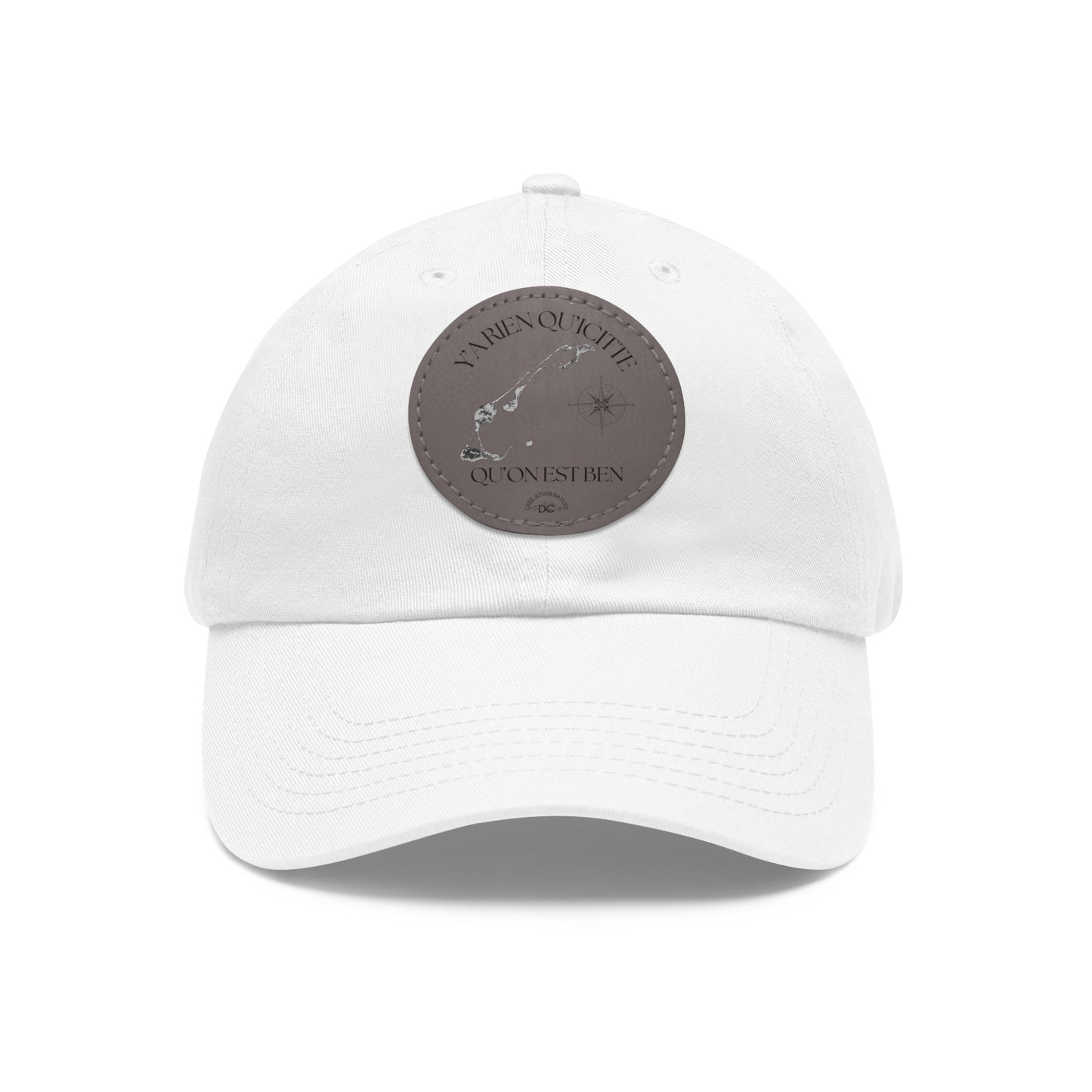Adventure Dad Hat with Leather Patch - Perfect for Outdoor Enthusiasts - Crée_ation Nature DC