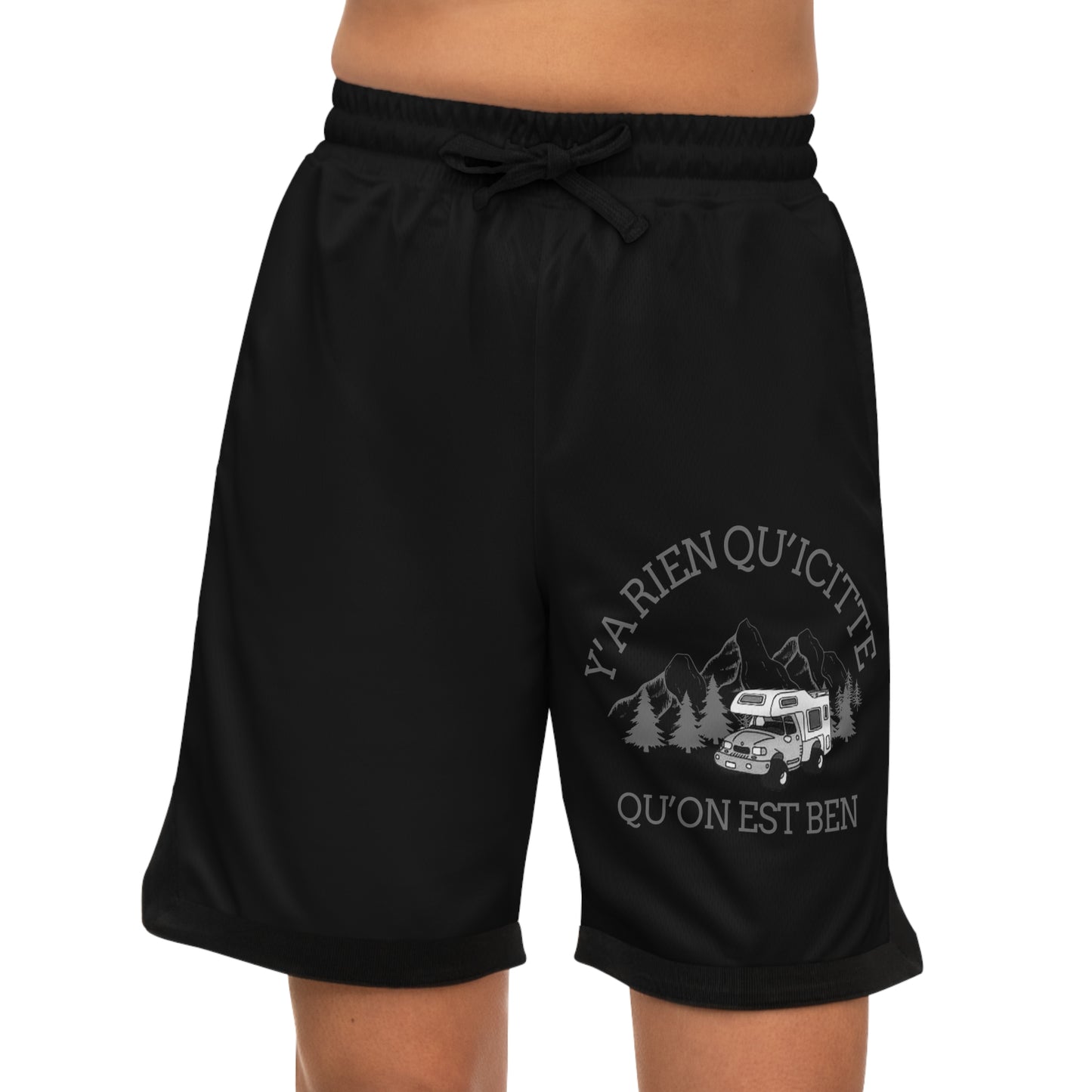 short de basket-ball - Men's Basketball Rib Shorts - Crée_Ation Nature DC