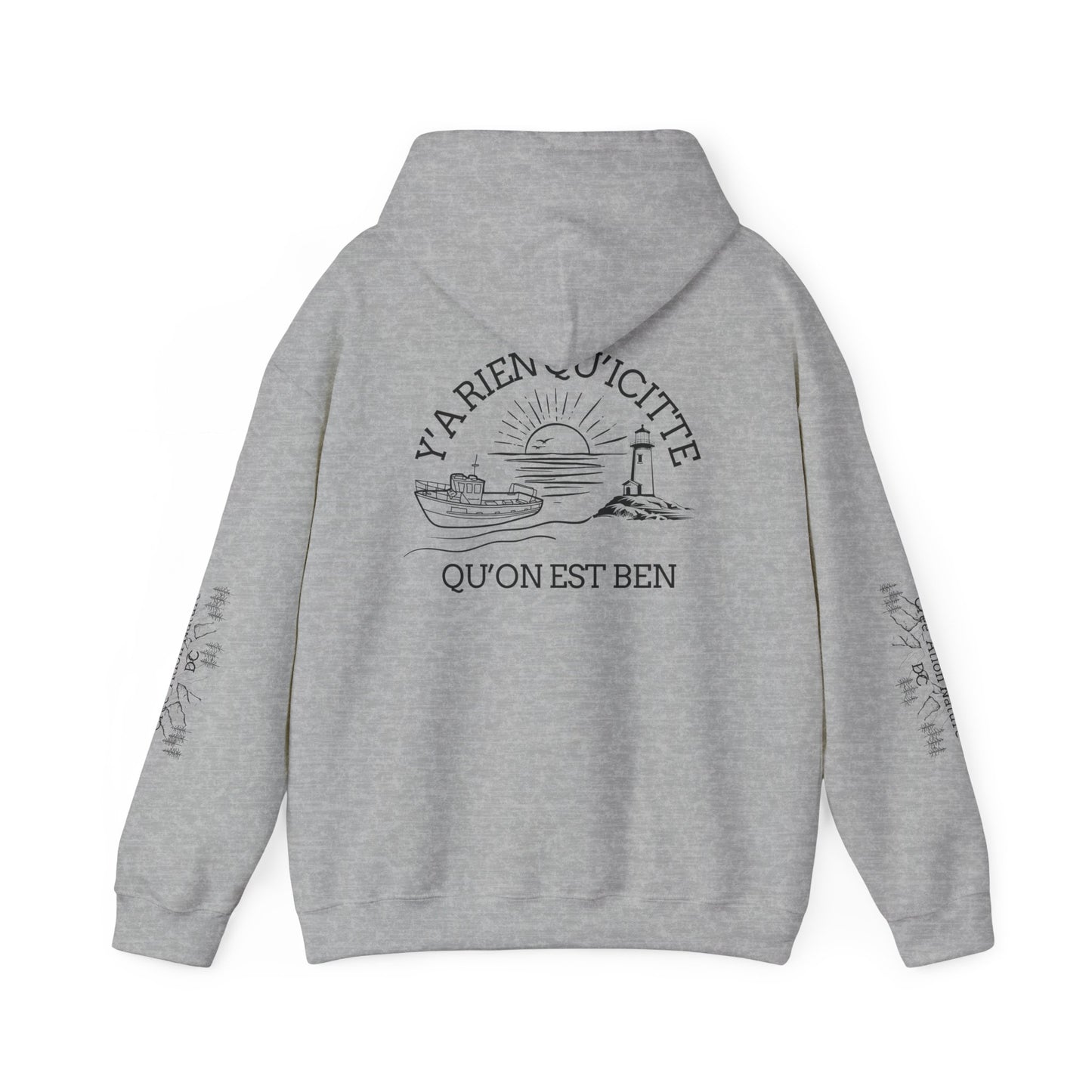 sweats a capuche Unisex Heavy Blend™ Hooded Sweatshirt - Coastal Vibes Graphic - Crée_ation Nature DC