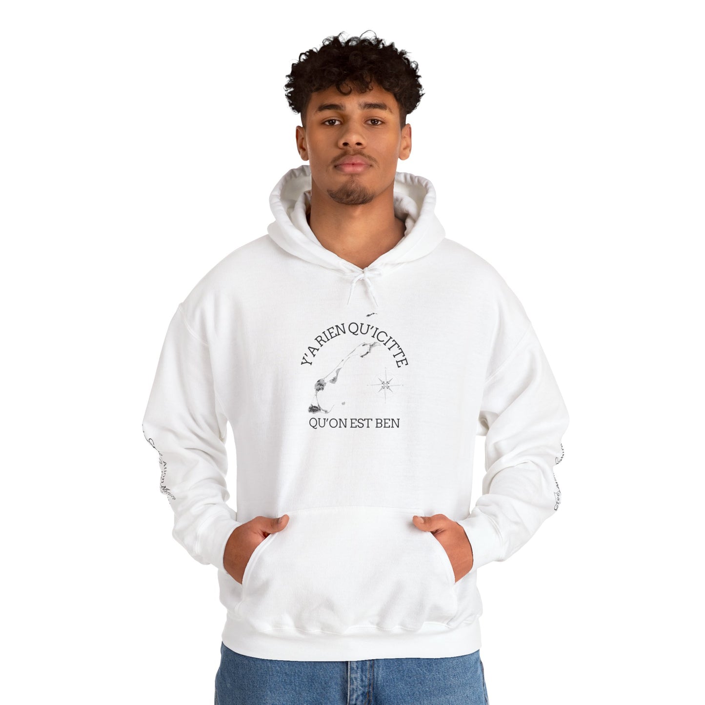 sweats a capuche -Inspirational Quote Unisex Hoodie - Cozy Heavy Blend Sweatshirt - Crée_ation Nature DC