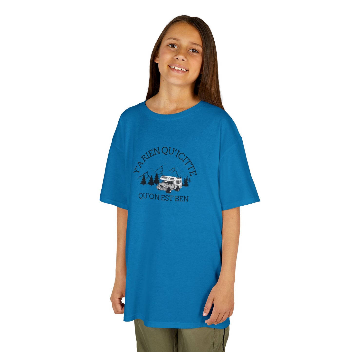 t-shirt en coton™ épais pour enfants- Adventure Awaits Kids Tee - Crée_Ation Nature DC