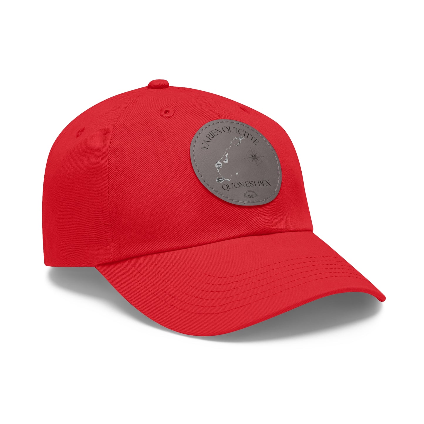 Adventure Dad Hat with Leather Patch - Perfect for Outdoor Enthusiasts - Crée_ation Nature DC
