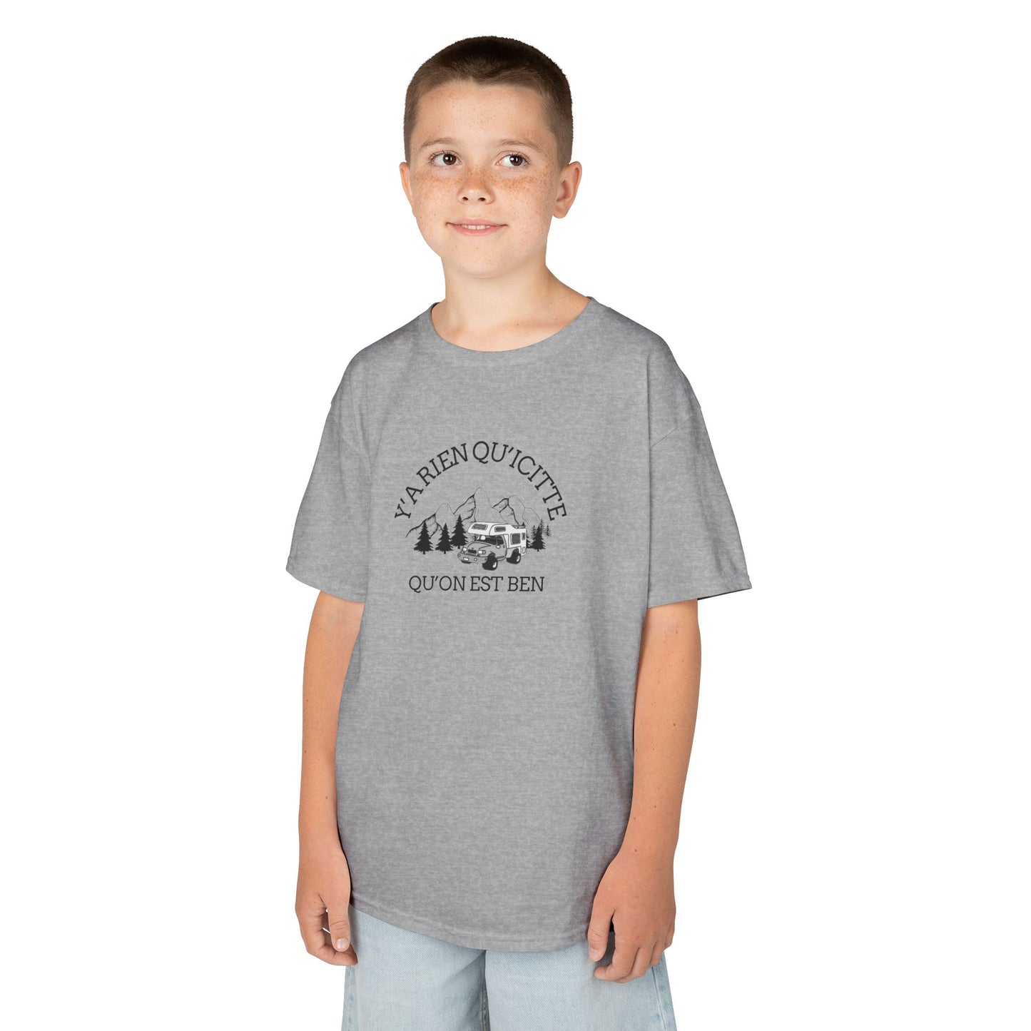t-shirt en coton™ épais pour enfants- Adventure Awaits Kids Tee - Crée_Ation Nature DC