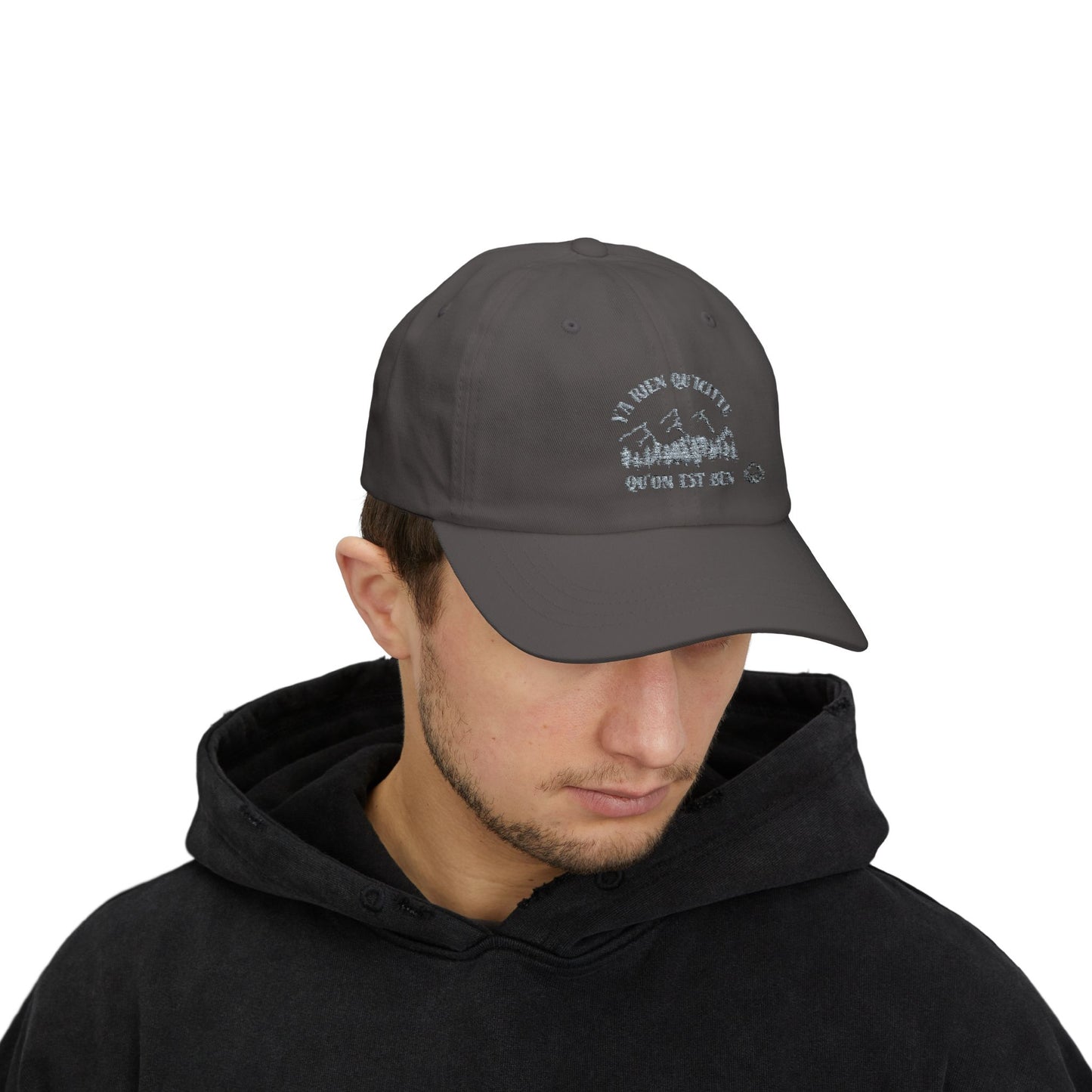Adventure Dad Cap - Relaxed Fit with Inspirational Mountain Design