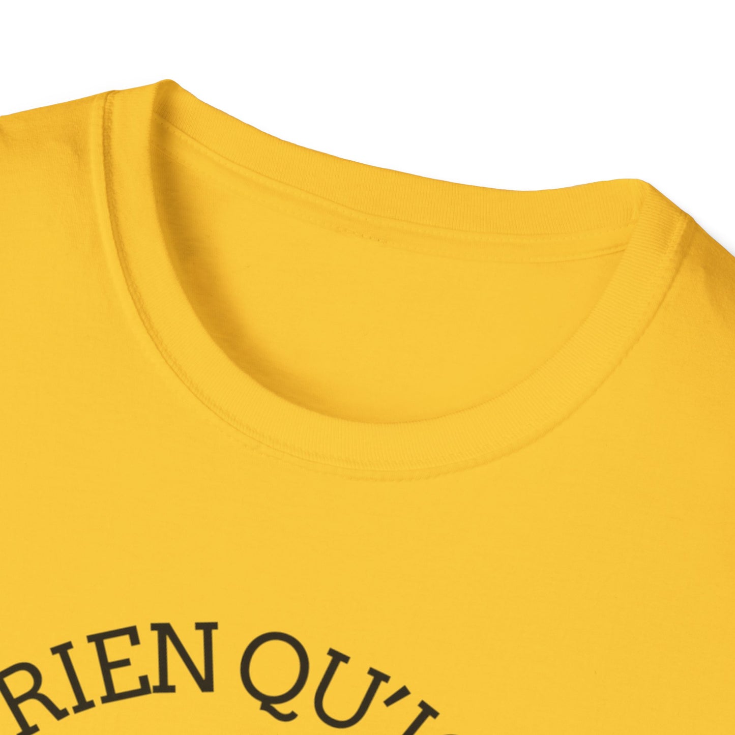 Nature-Inspired Unisex Softstyle T-Shirt - "Ya Rien Qu`Icitte" Design