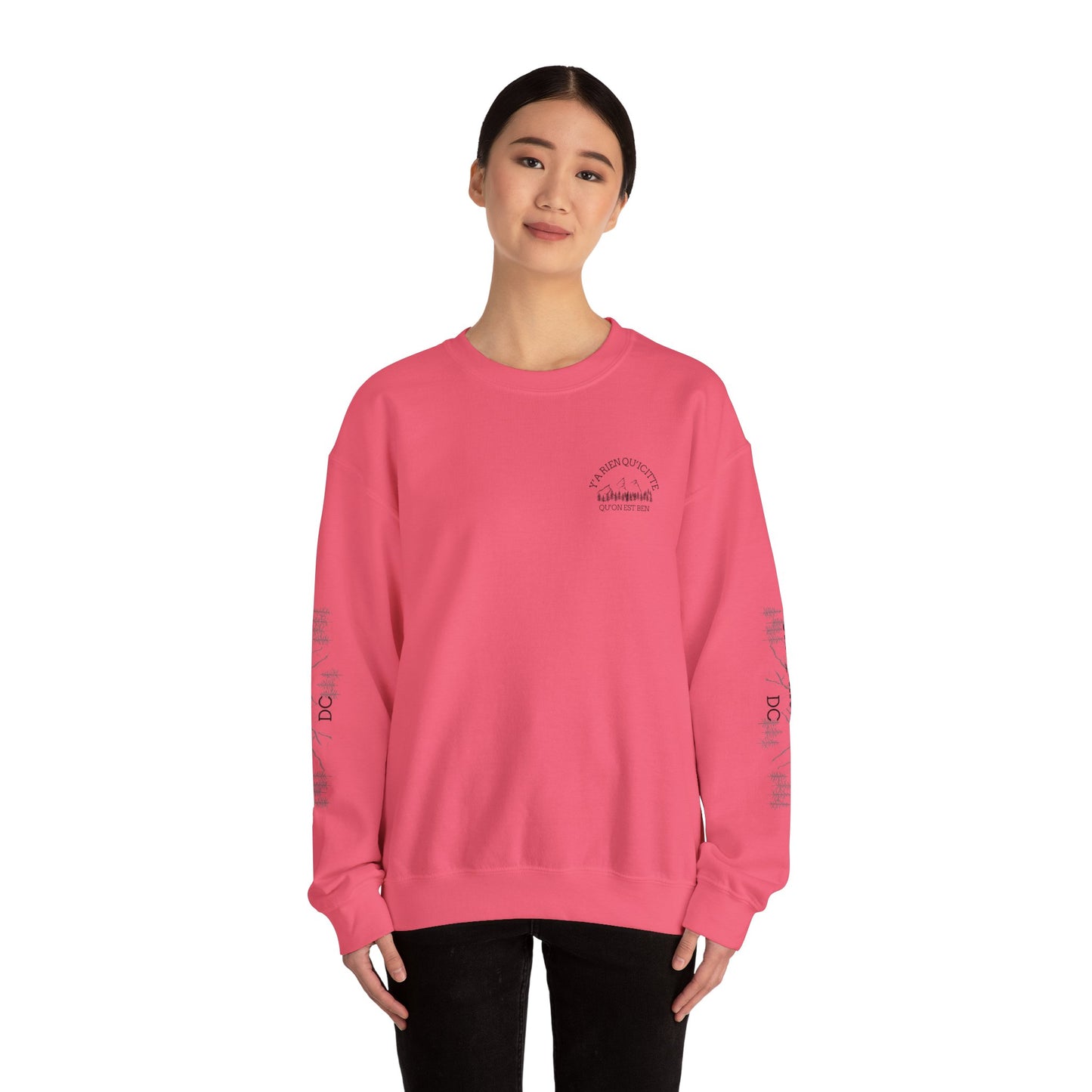 sweat-shirt à col rond confortable - Perfect for Casual Outings & Holidays Cree_Ation Nature DC
