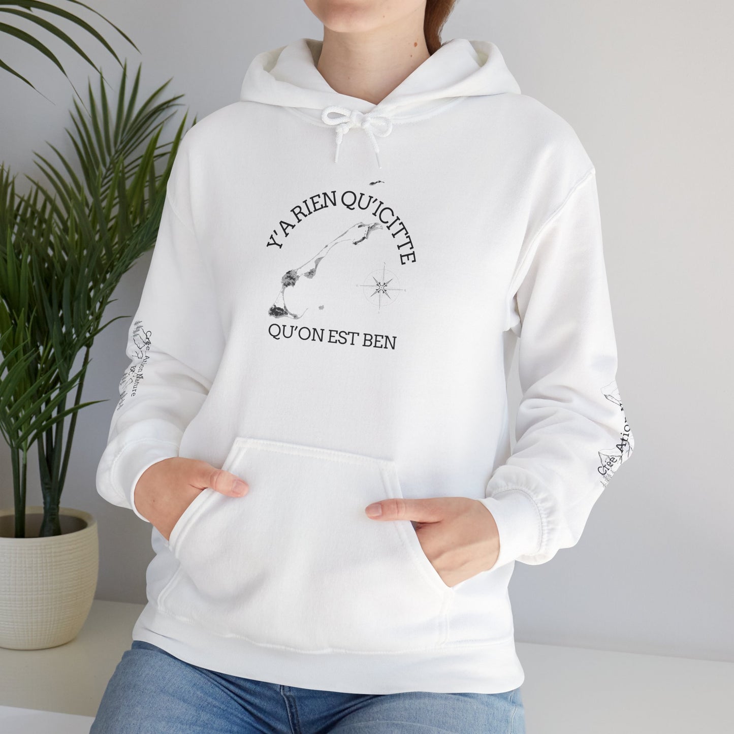 sweats a capuche -Inspirational Quote Unisex Hoodie - Cozy Heavy Blend Sweatshirt - Crée_ation Nature DC