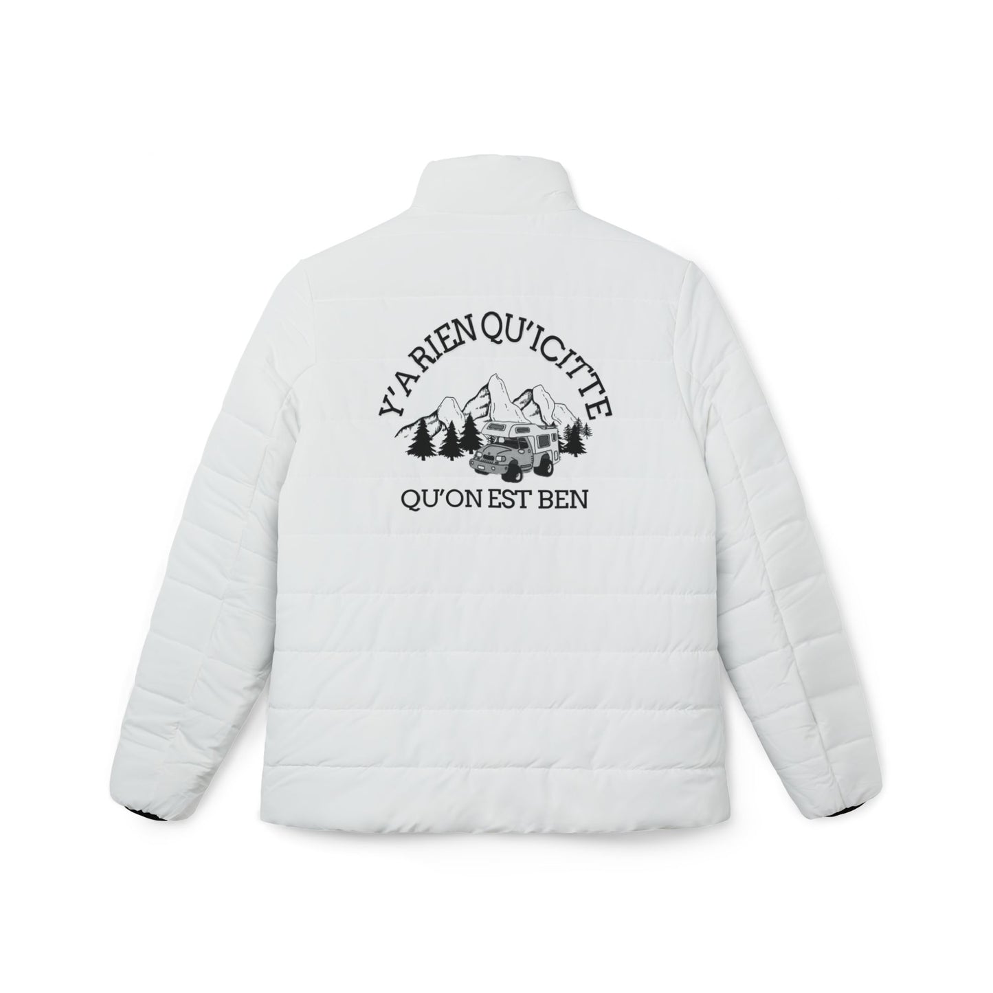 Cozy Women’s Puffer Jacket with Outdoor Adventure Design - Crée_ation Nature DC