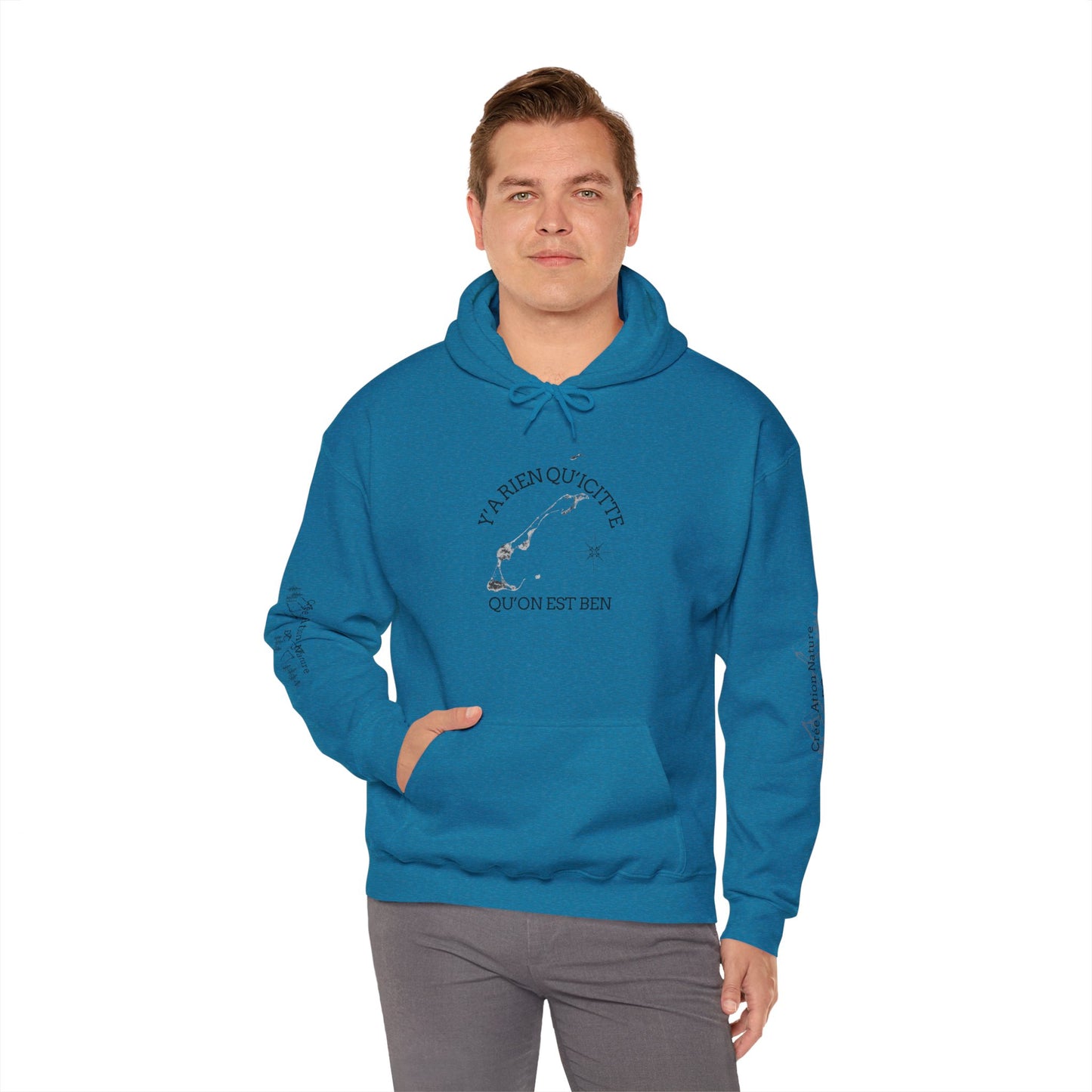 sweats a capuche -Inspirational Quote Unisex Hoodie - Cozy Heavy Blend Sweatshirt - Crée_ation Nature DC