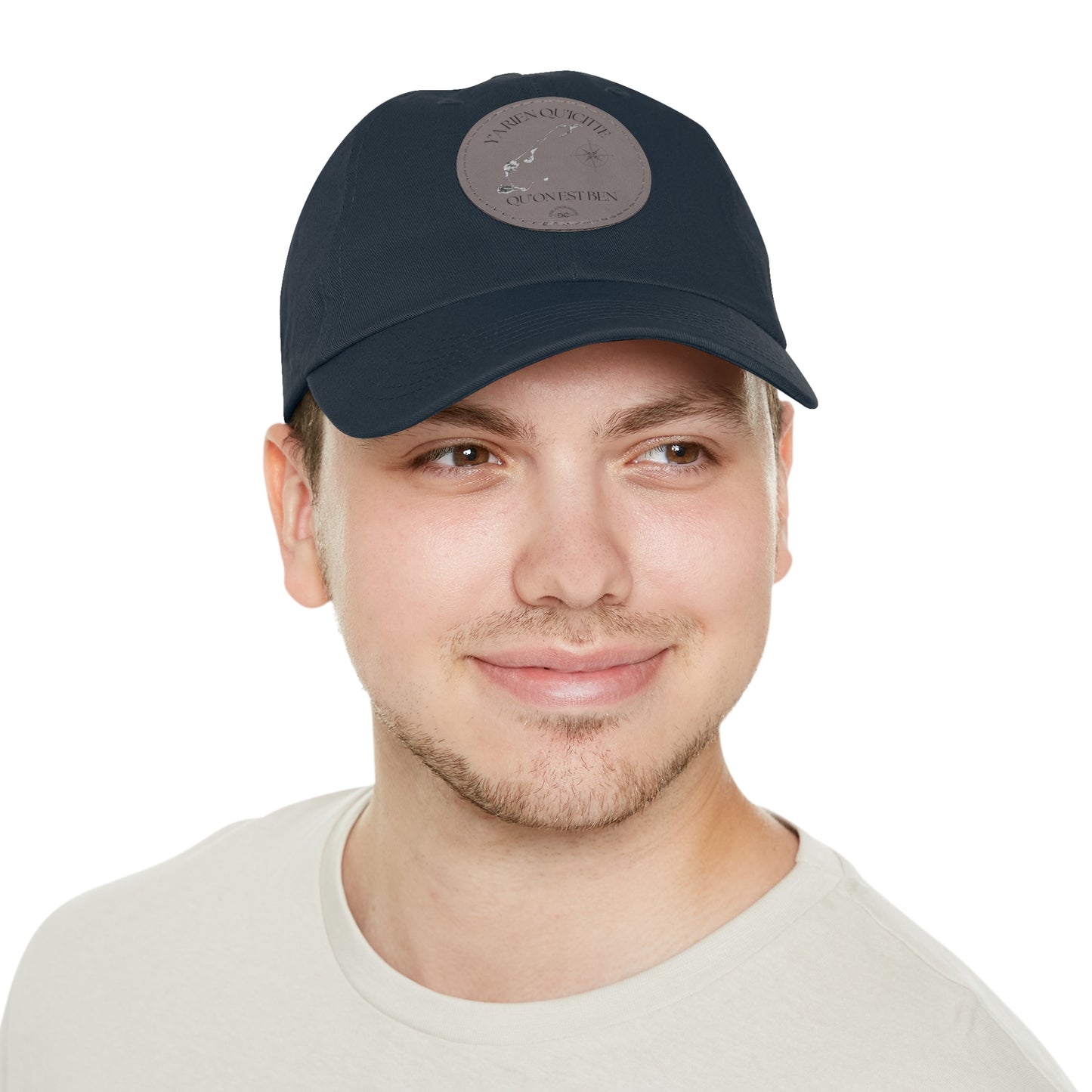 Adventure Dad Hat with Leather Patch - Perfect for Outdoor Enthusiasts - Crée_ation Nature DC