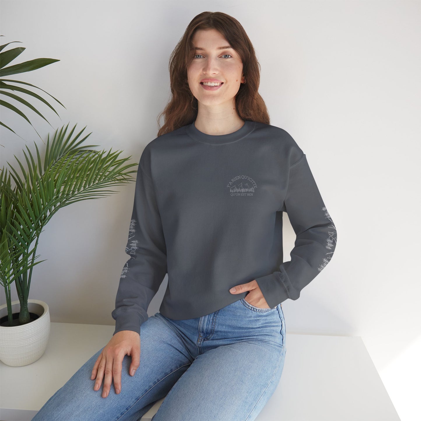 sweat-shirt unisexe à col rond ultime – Cozy Outerwear with Graphic Design