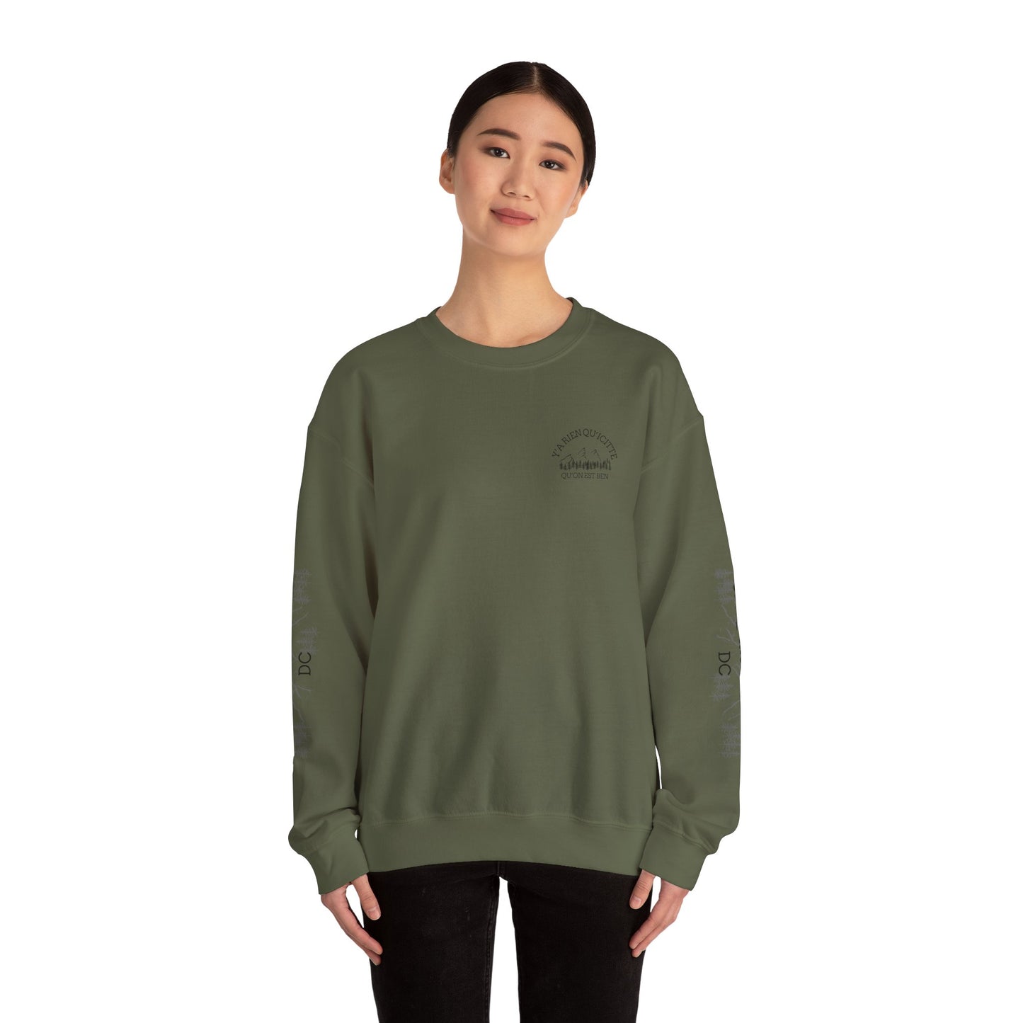 sweat-shirt à col rond confortable - Perfect for Casual Outings & Holidays Cree_Ation Nature DC