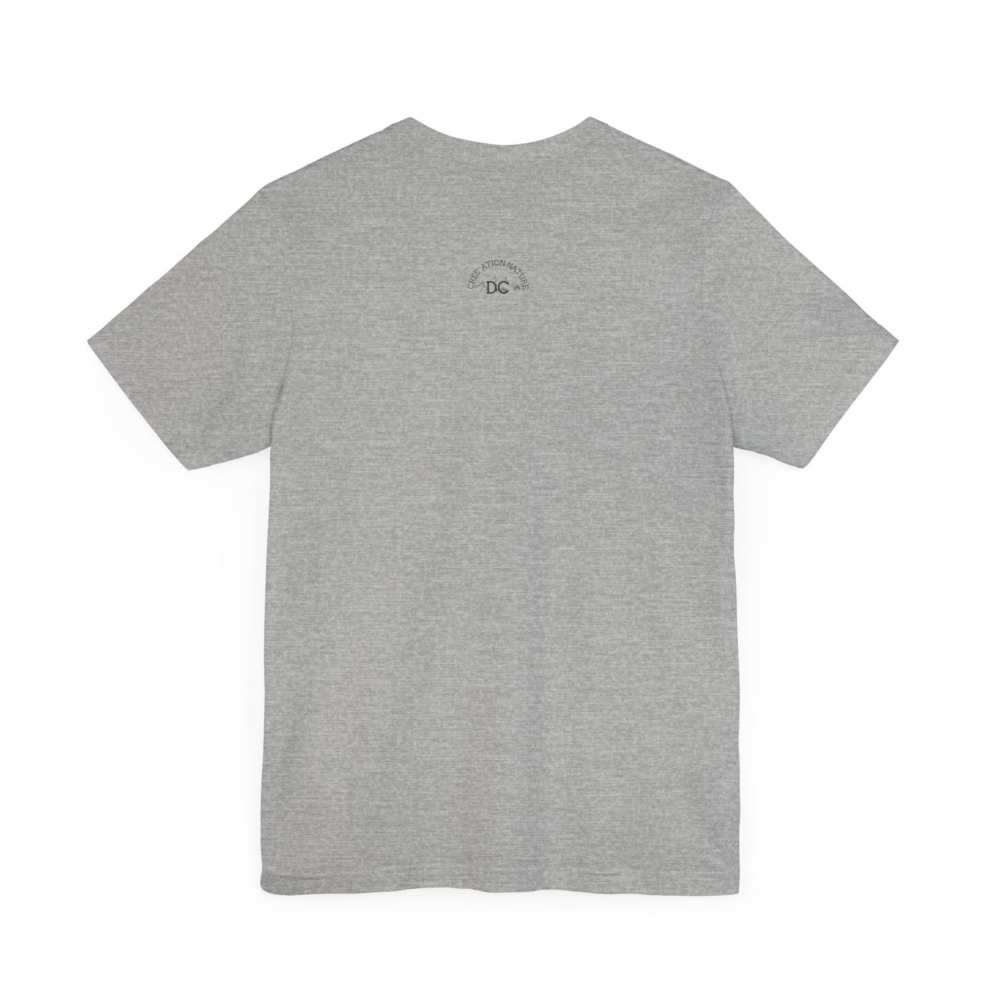Adventure Spirit Unisex Short Sleeve Tee – 'Y'a Rien Qu'Icitte' Design-Crée_ation Nature DC