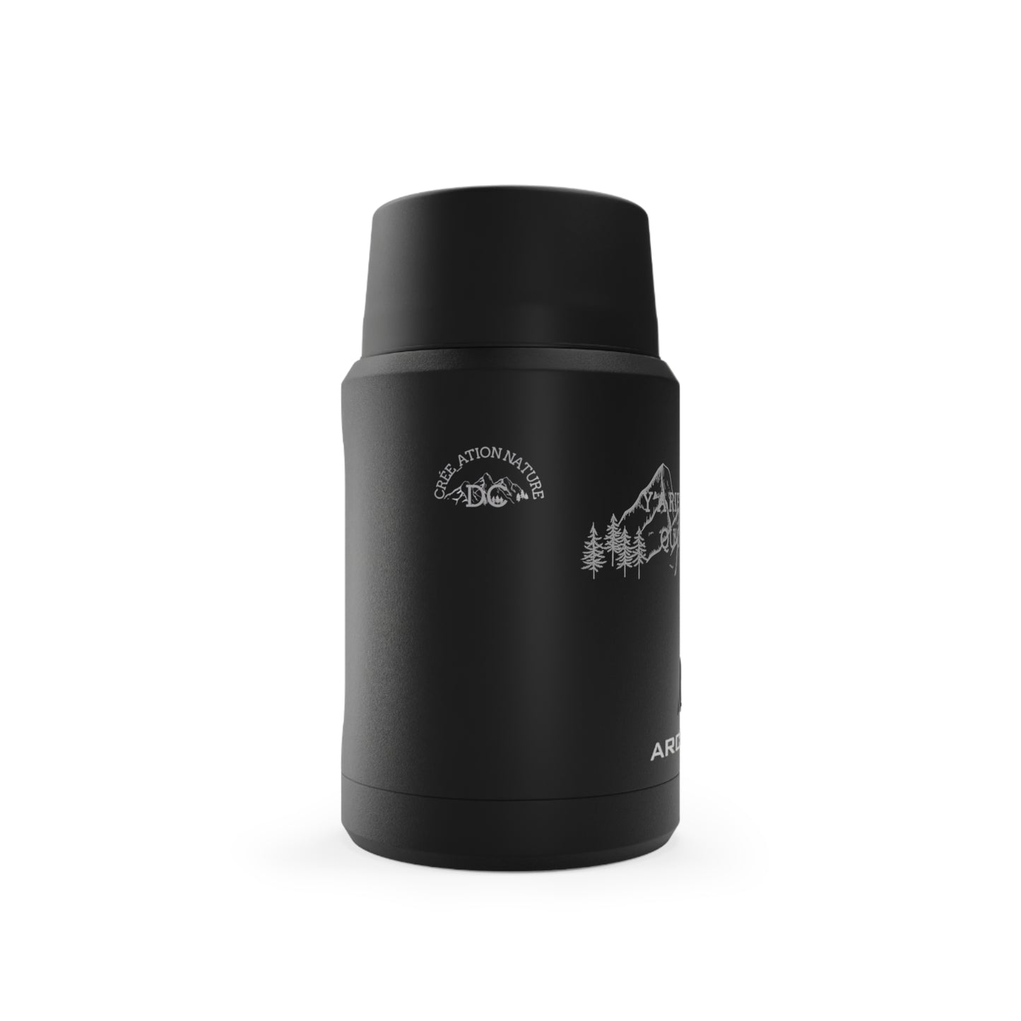 Thermos en Acier inoxydable à double paroi - Outdoor Adventure Thermos with Mountain Design