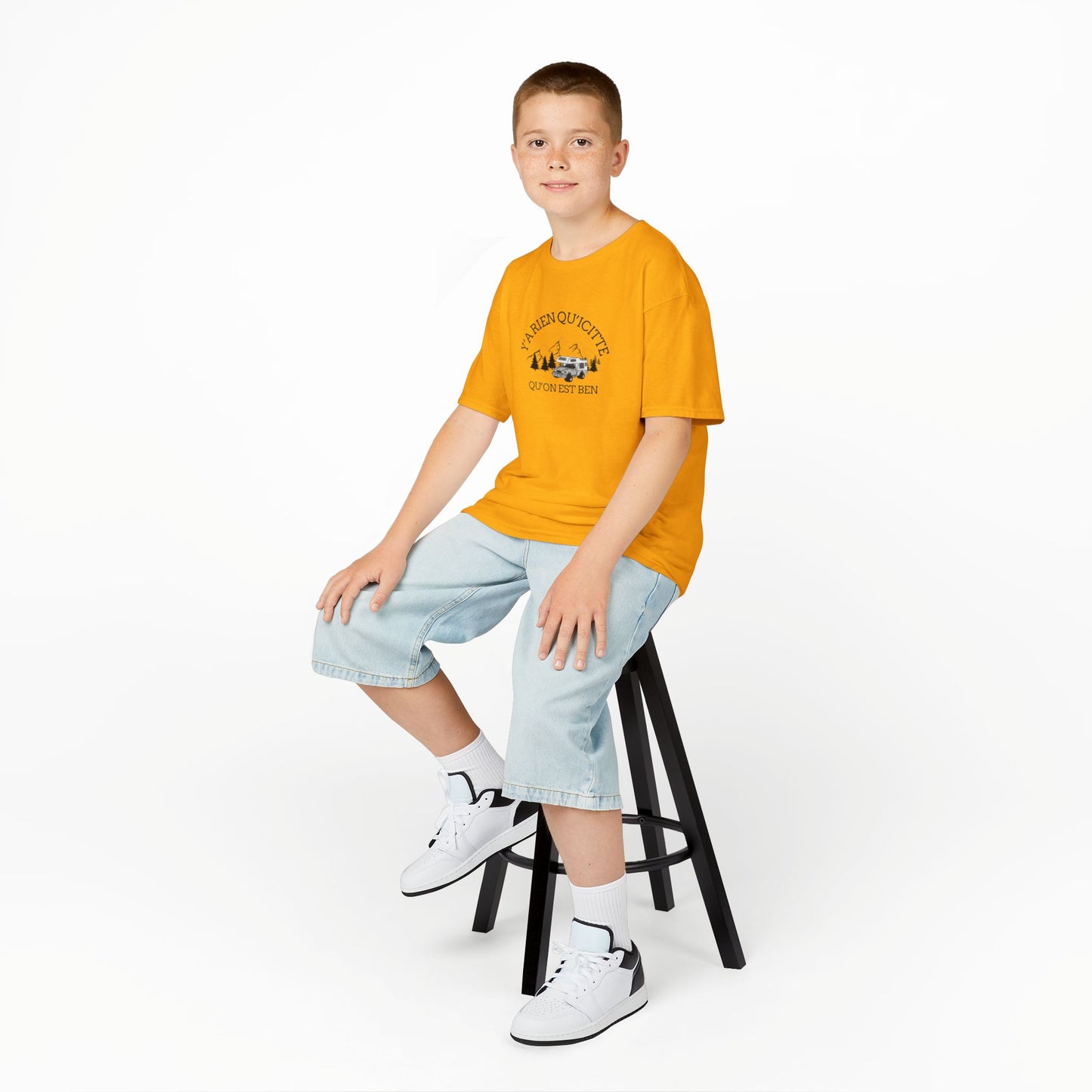 t-shirt en coton™ épais pour enfants- Adventure Awaits Kids Tee - Crée_Ation Nature DC
