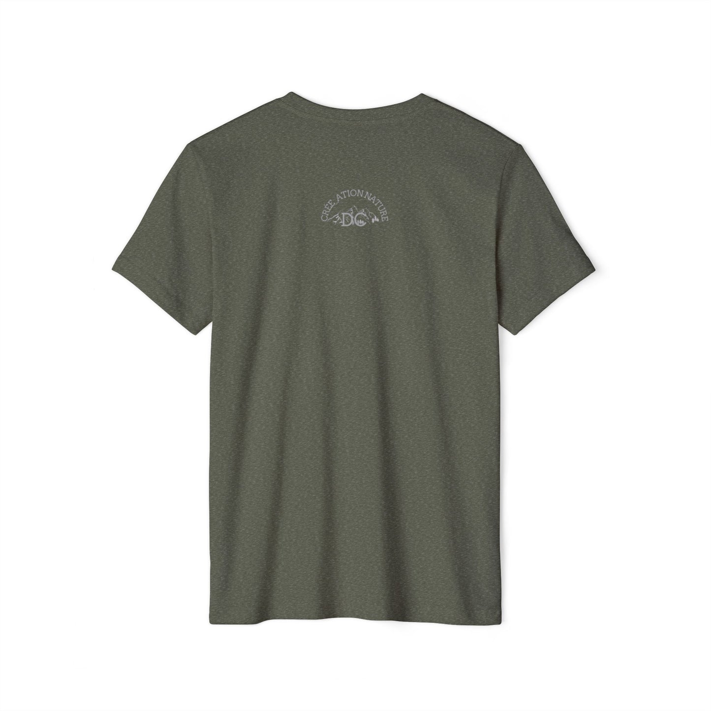 Eco-Friendly Mountain Vibes T-Shirt | Unisex Organic Tee for Nature Lovers -Crée_ation Nature DC