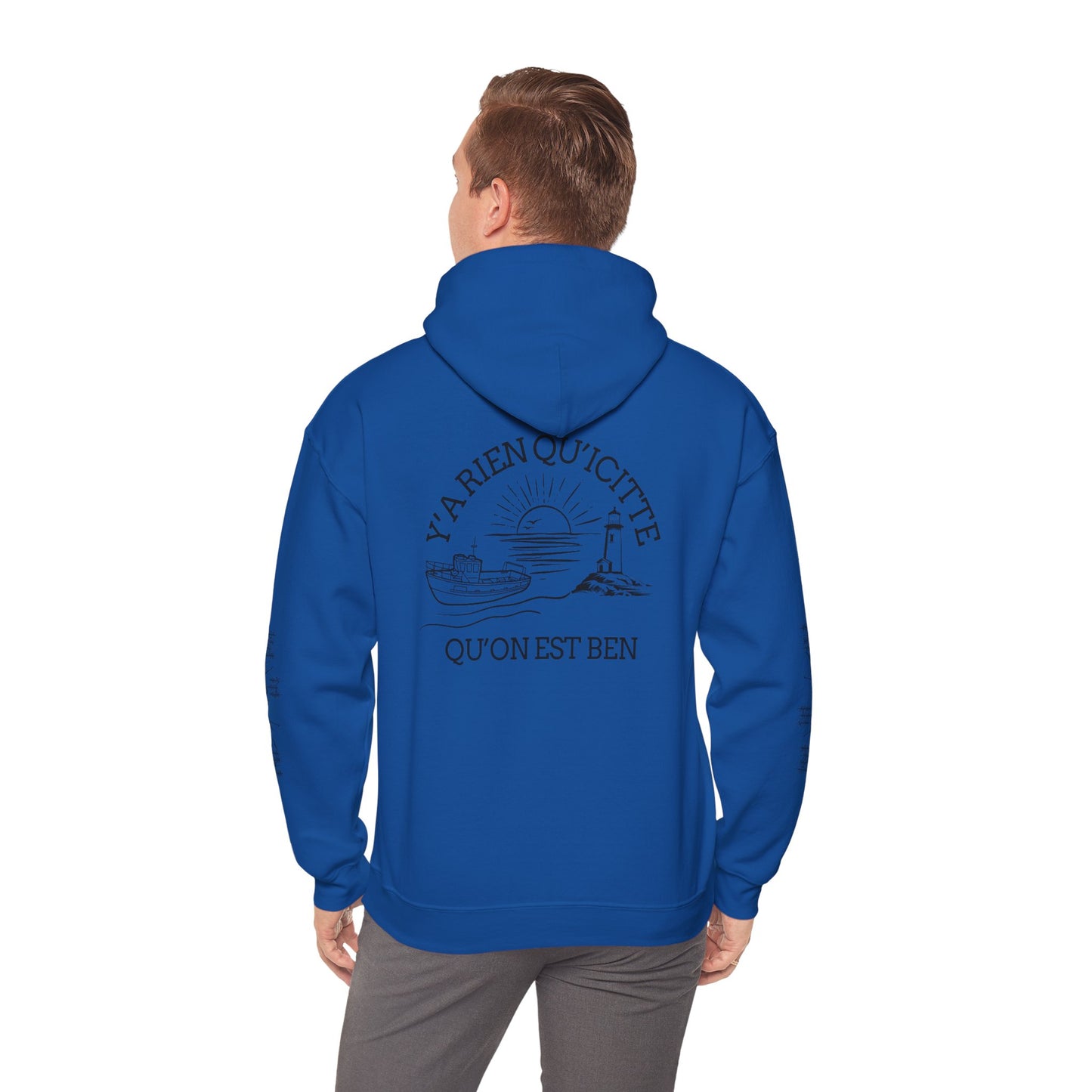 sweats a capuche Unisex Heavy Blend™ Hooded Sweatshirt - Coastal Vibes Graphic - Crée_ation Nature DC