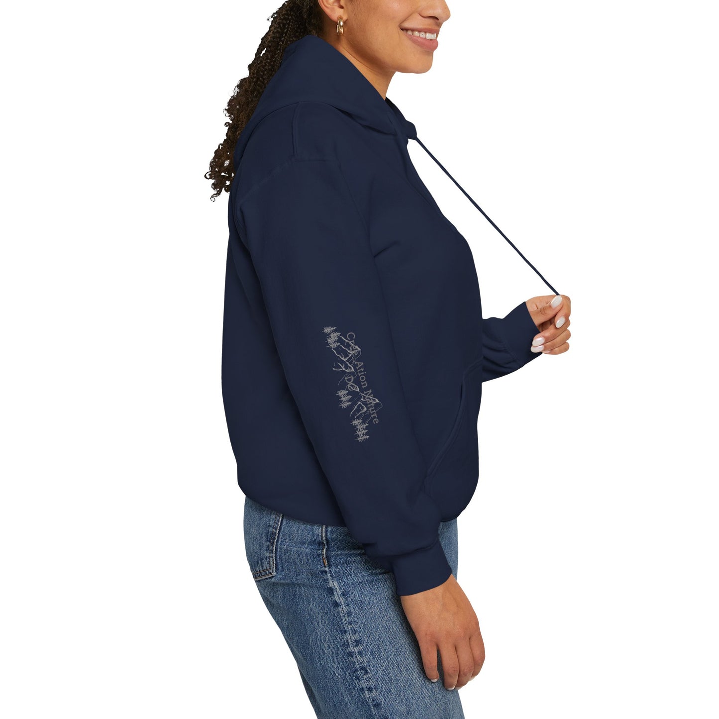 Sweats à capuche Unisex Heavy Blend™ Hooded Sweatshirt - Cozy Adventure Vibes with Motivational Quote-Crée_ation Nature DC