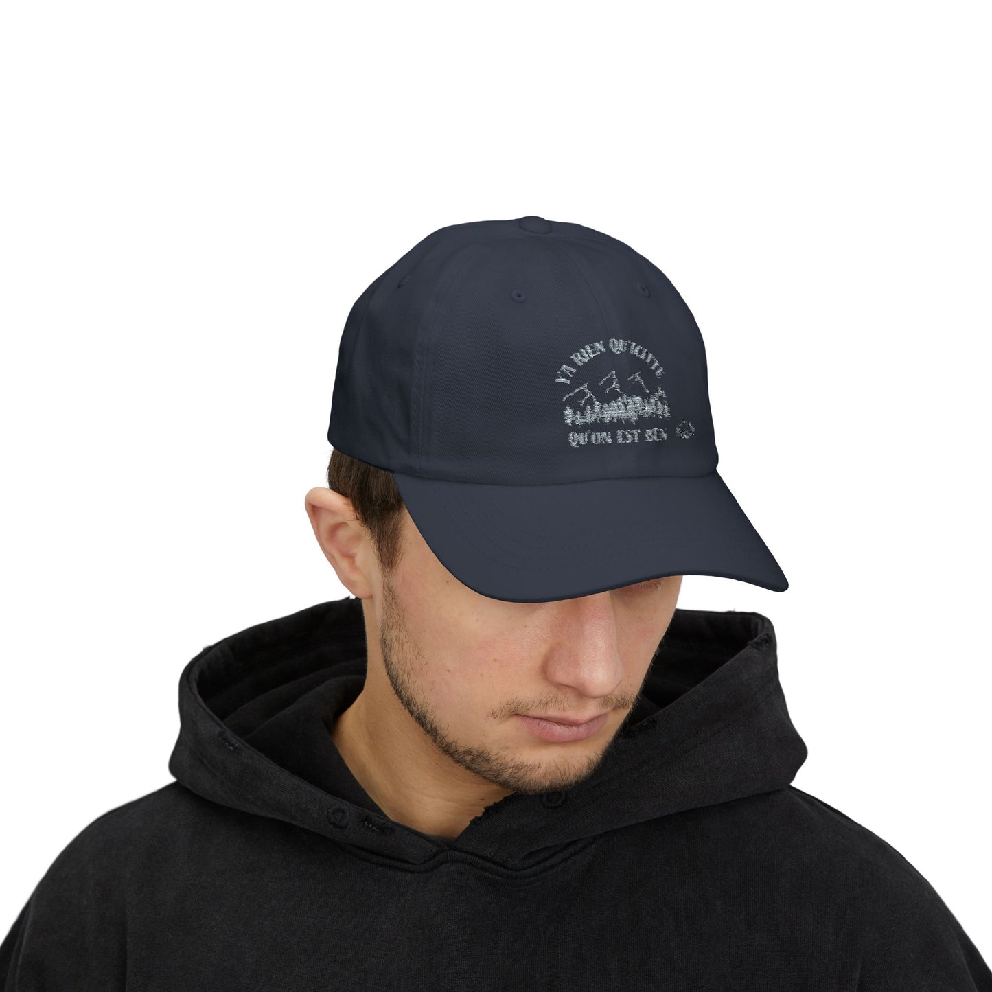 Adventure Dad Cap - Relaxed Fit with Inspirational Mountain Design
