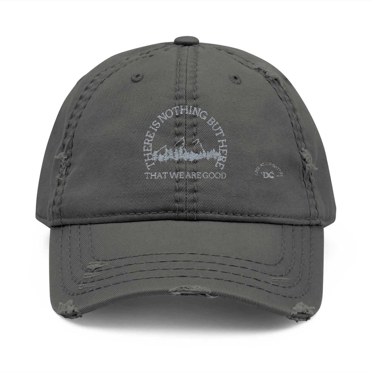 Vintage Distressed Dad Hat with Embroidery | Casual Style for Everyday Wear - Crée_ation Ation Nature DC