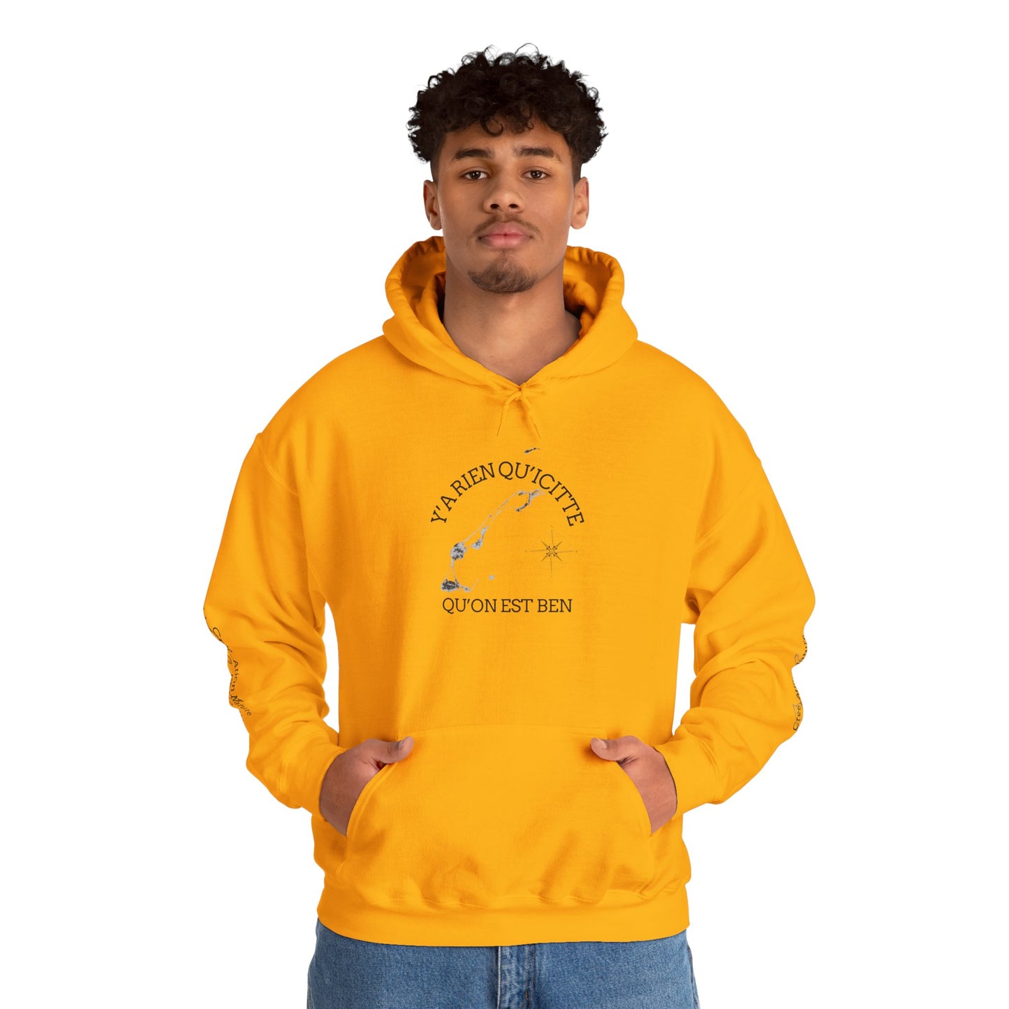 sweats a capuche -Inspirational Quote Unisex Hoodie - Cozy Heavy Blend Sweatshirt - Crée_ation Nature DC
