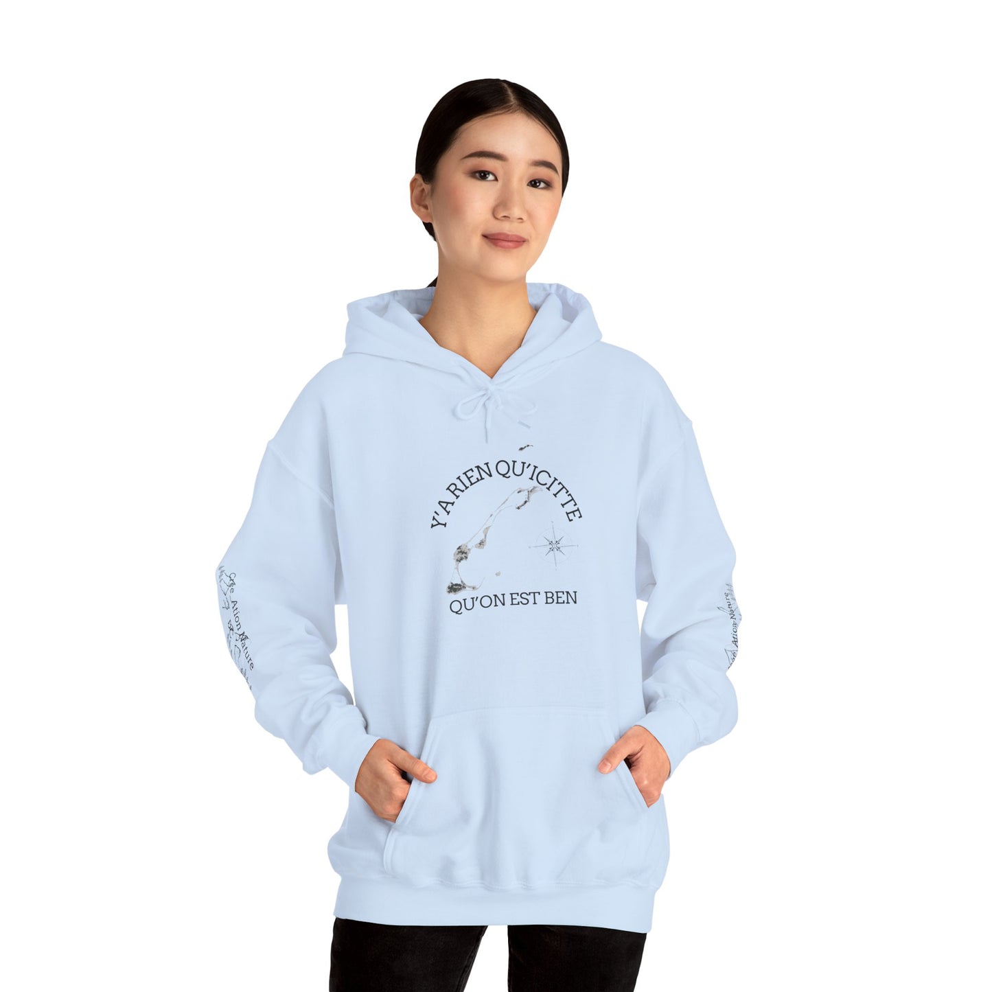sweats a capuche -Inspirational Quote Unisex Hoodie - Cozy Heavy Blend Sweatshirt - Crée_ation Nature DC