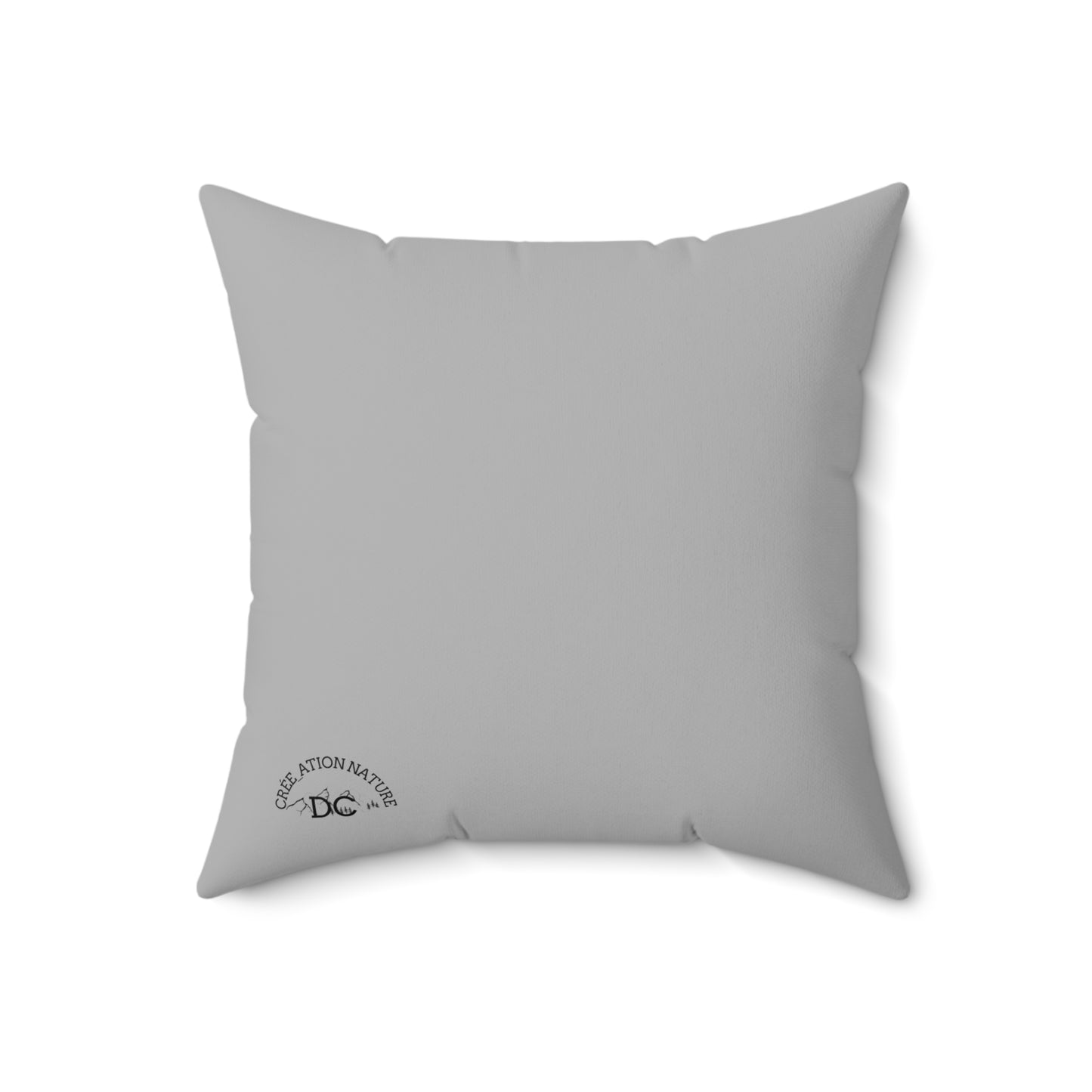 Adventure-Inspired Square Pillow with Nature Design - Crée_ation Nature DC