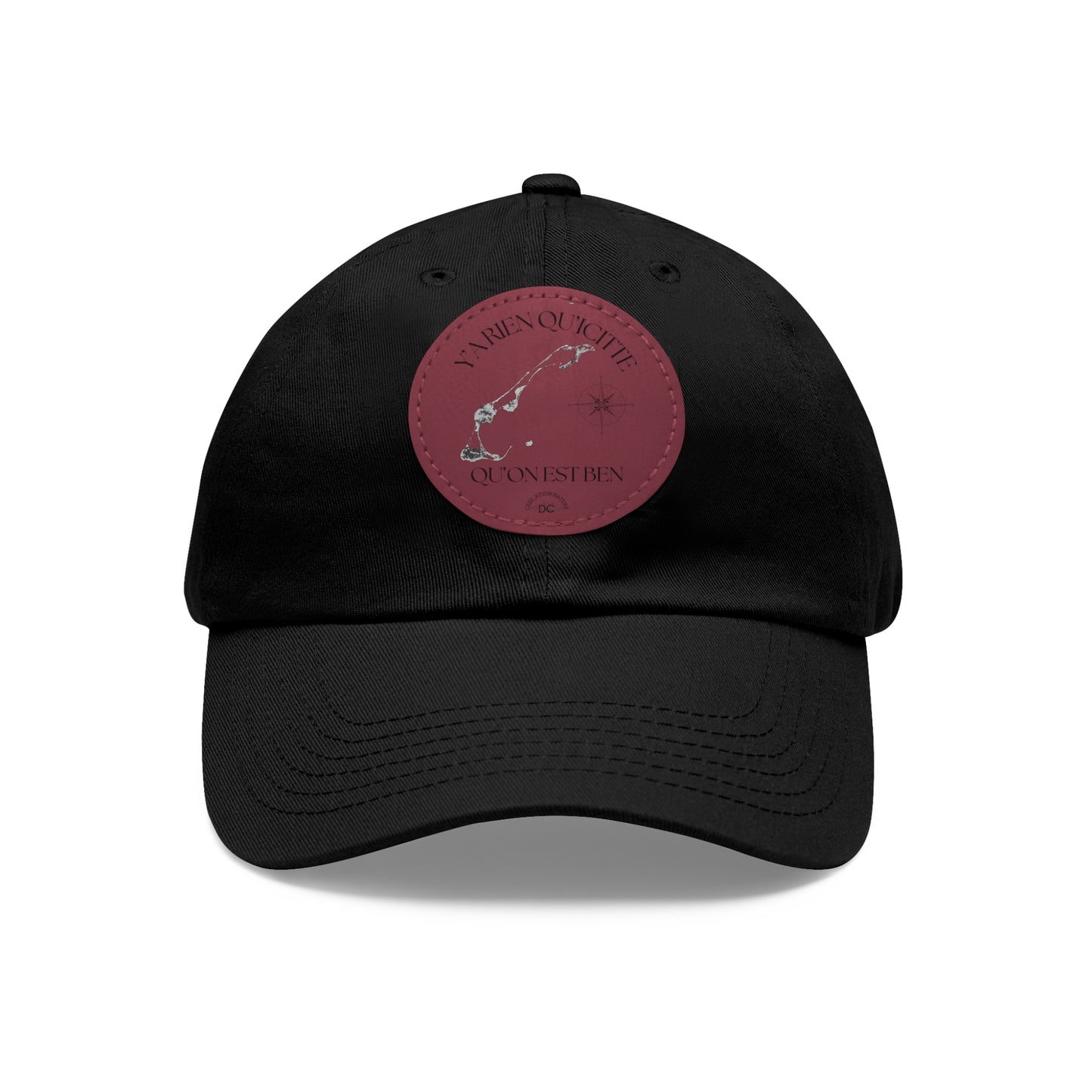 Adventure Dad Hat with Leather Patch - Perfect for Outdoor Enthusiasts - Crée_ation Nature DC