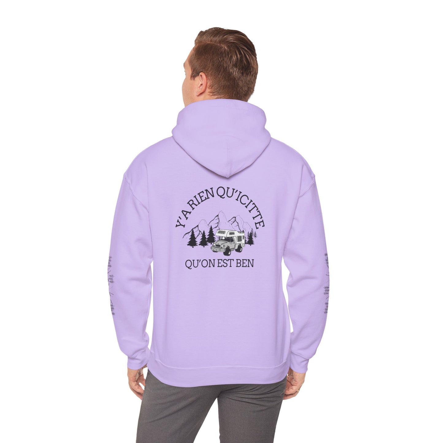 Sweats a capuche Unisex Heavy Blend™ Hooded Sweatshirt - Cozy Adventure Vibes - Perfect for Outdoor Lovers-Crée_ation Nature DC