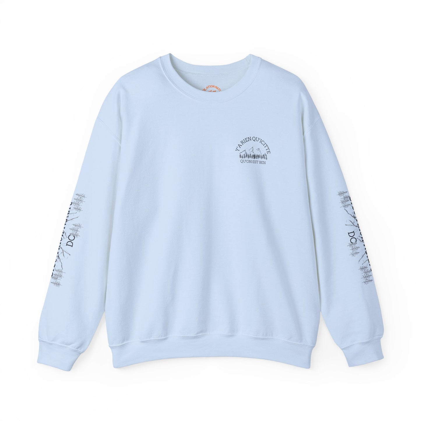 sweat-shirt à col rond confortable - Perfect for Casual Outings & Holidays Cree_Ation Nature DC