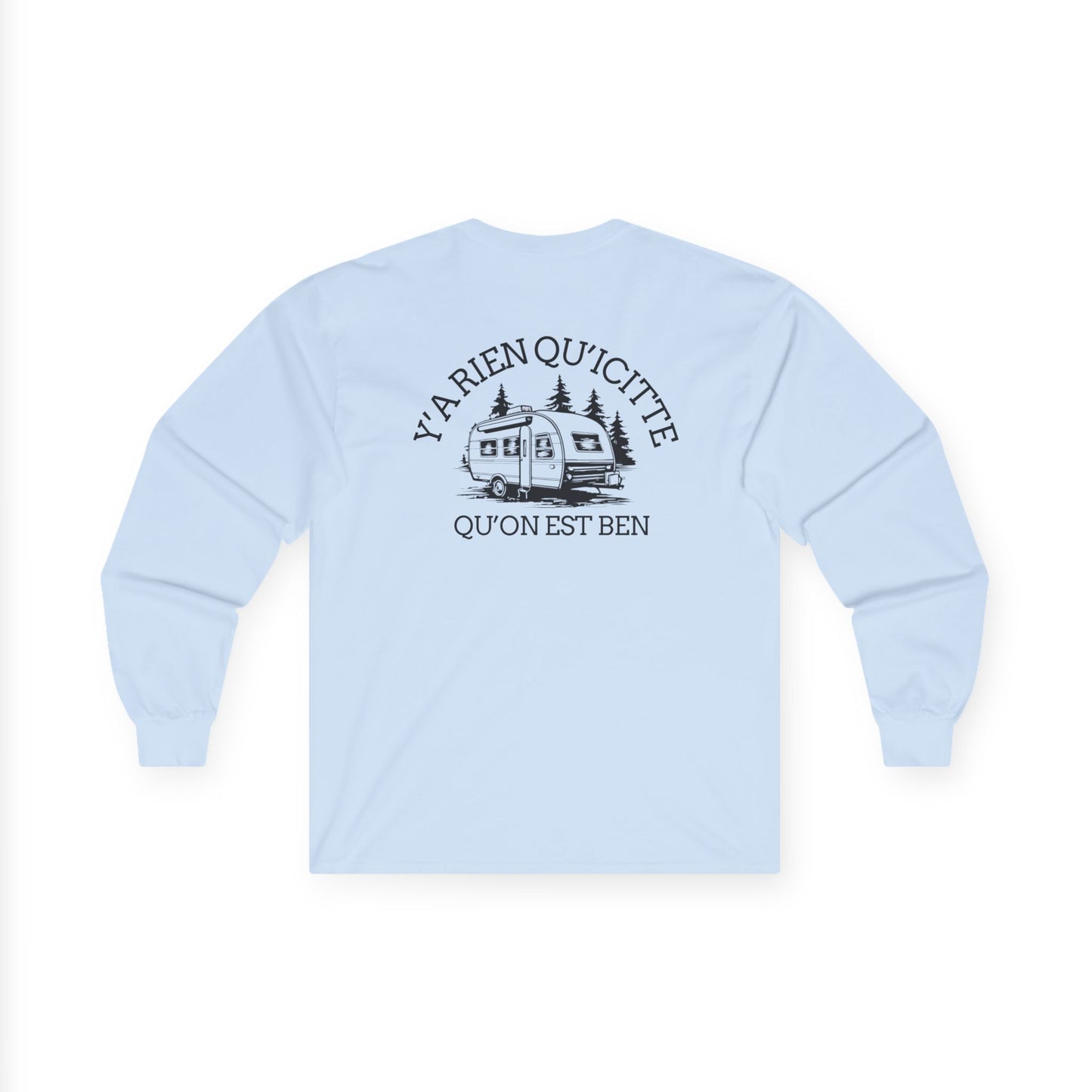 Unisex Long Sleeve Tee - RV Adventure Graphic Shirt for Nature Lovers -Crée_ation Nature DC