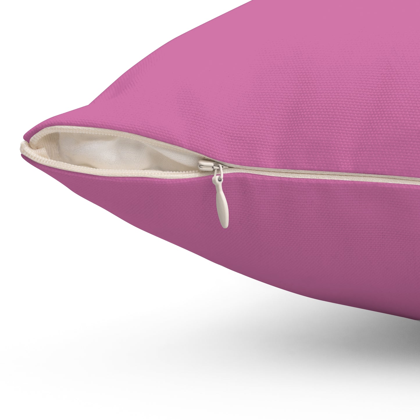 Inspirational Outdoor Square Pillow - Y'a Rien Qu'icitte Qu'on Est Ben- cousin pour tente - Crée_ation Nature DC