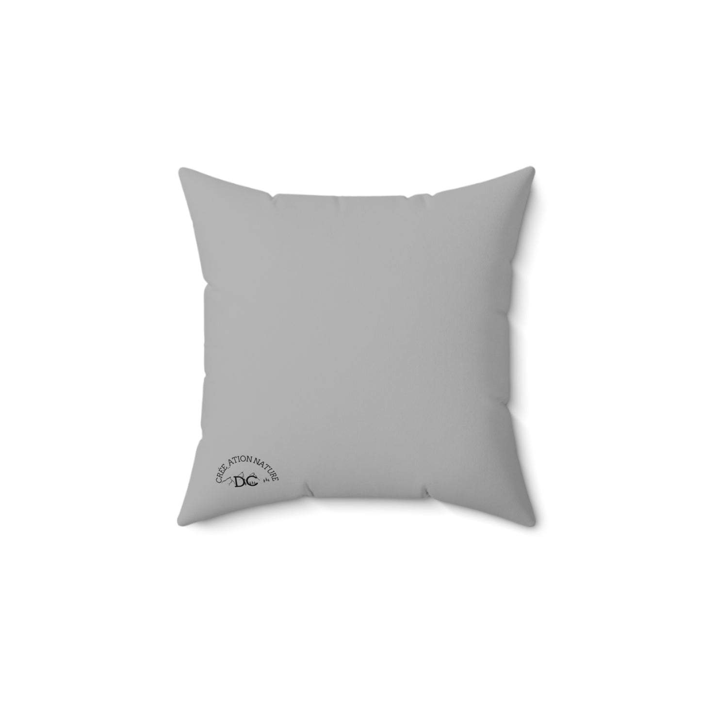 Adventure-Inspired Square Pillow with Nature Design - Crée_ation Nature DC