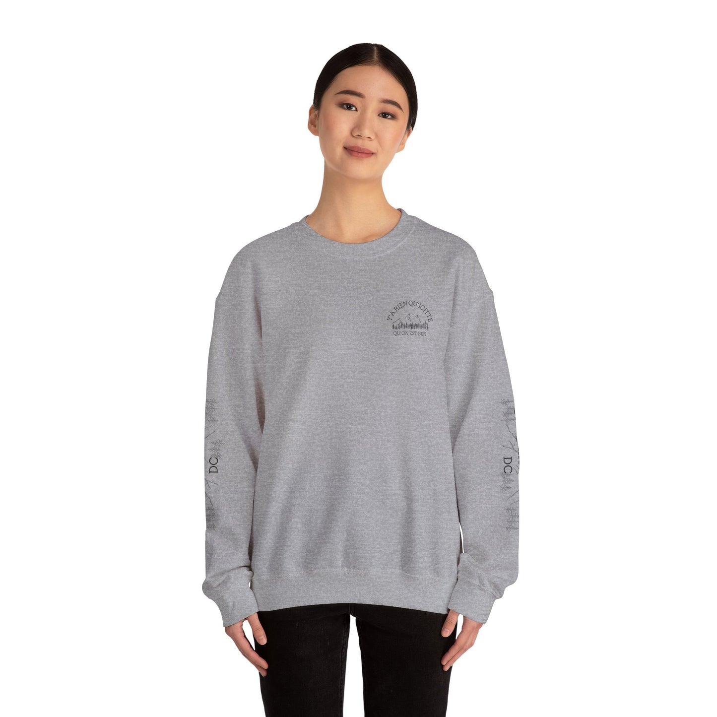 sweat-shirt à col rond confortable - Perfect for Casual Outings & Holidays Cree_Ation Nature DC