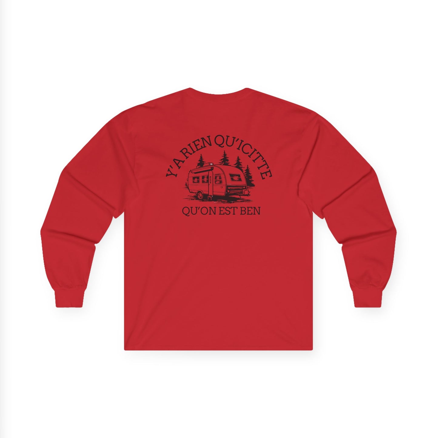 Unisex Long Sleeve Tee - RV Adventure Graphic Shirt for Nature Lovers -Crée_ation Nature DC