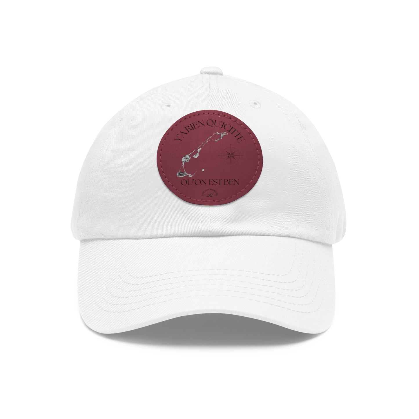 Adventure Dad Hat with Leather Patch - Perfect for Outdoor Enthusiasts - Crée_ation Nature DC