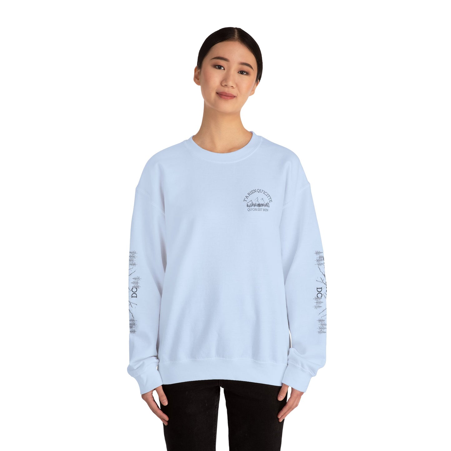 sweat-shirt à col rond confortable - Perfect for Casual Outings & Holidays Cree_Ation Nature DC