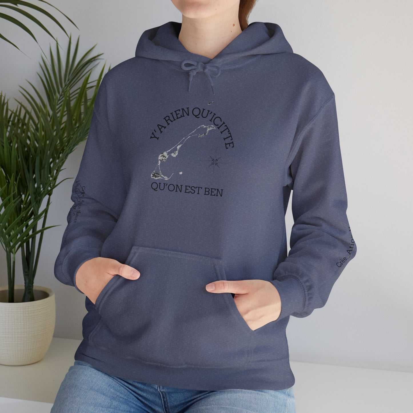 sweats a capuche -Inspirational Quote Unisex Hoodie - Cozy Heavy Blend Sweatshirt - Crée_ation Nature DC