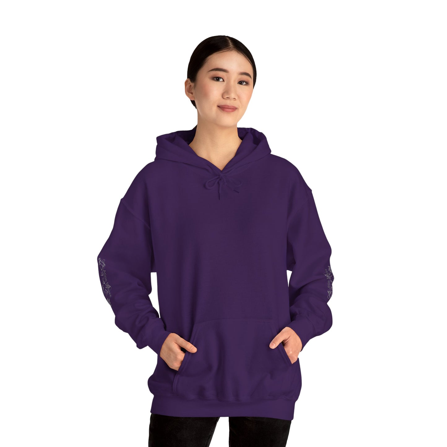 Sweats à capuche Unisex Heavy Blend™ Hooded Sweatshirt - Cozy Adventure Vibes with Motivational Quote-Crée_ation Nature DC
