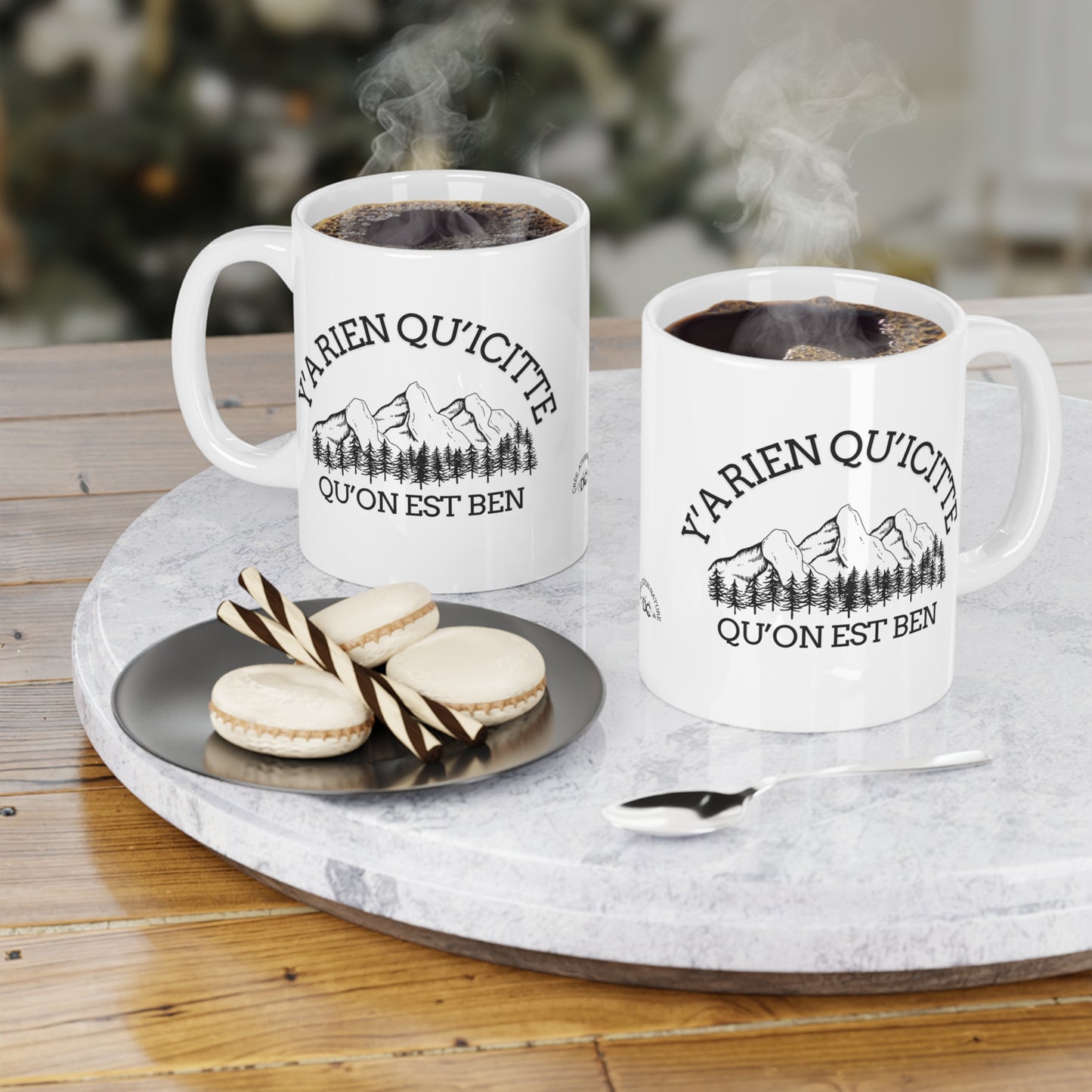 tasse a café montagne , Mountain Vibes Ceramic Mug - 11oz, 15oz, 20oz - Perfect Gift for Nature Lovers- Crée_ation Nature DC