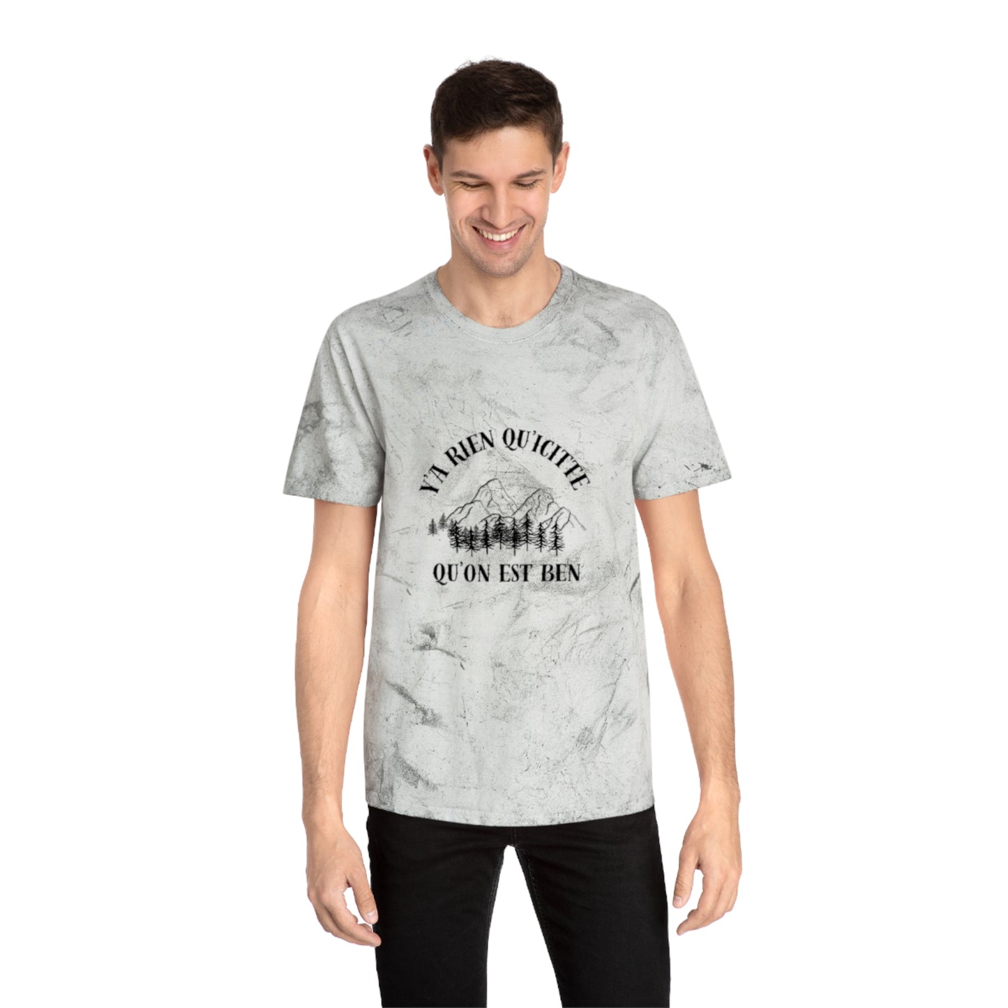Unisex Color Blast T-Shirt - Nature-Inspired Design for Outdoor Lovers