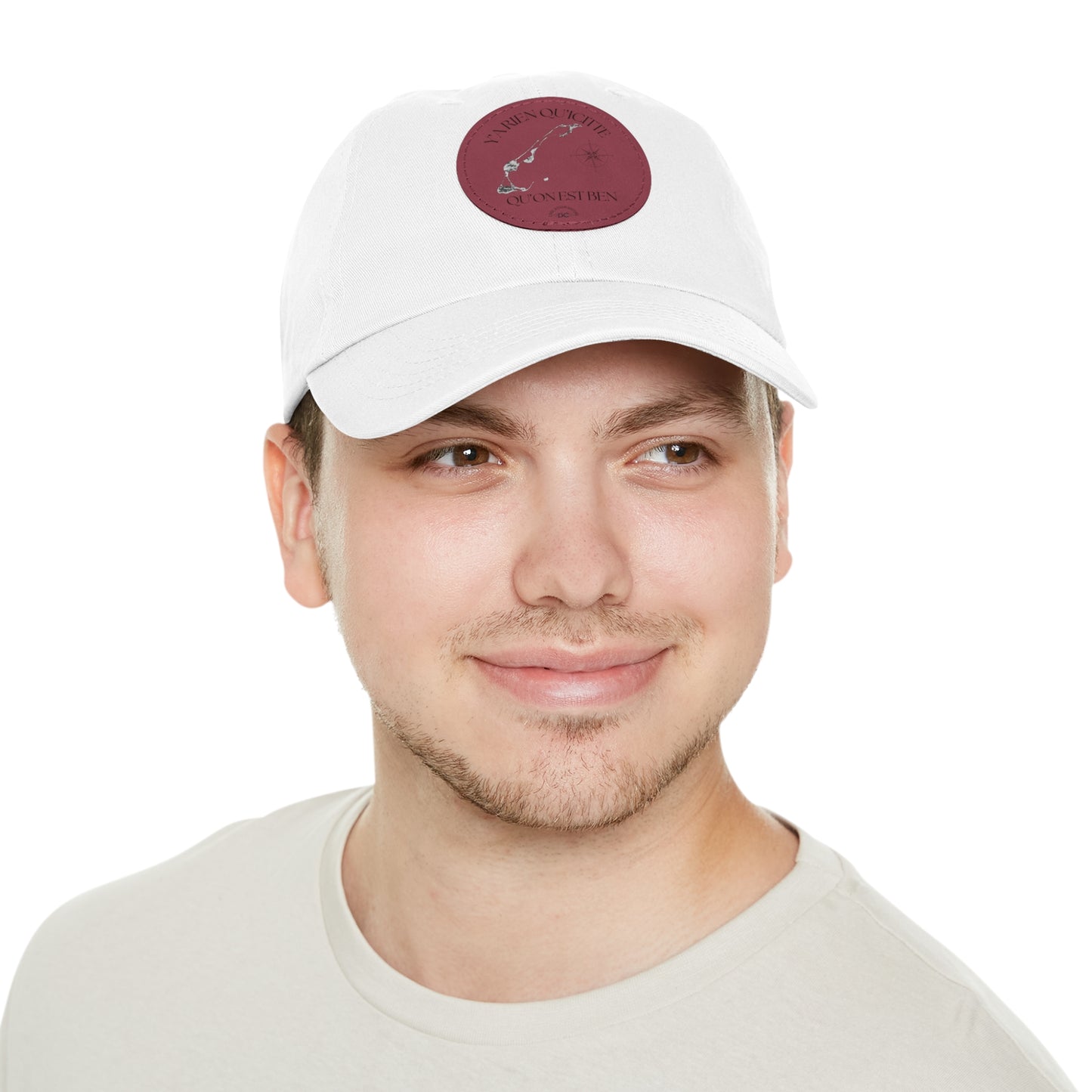 Adventure Dad Hat with Leather Patch - Perfect for Outdoor Enthusiasts - Crée_ation Nature DC