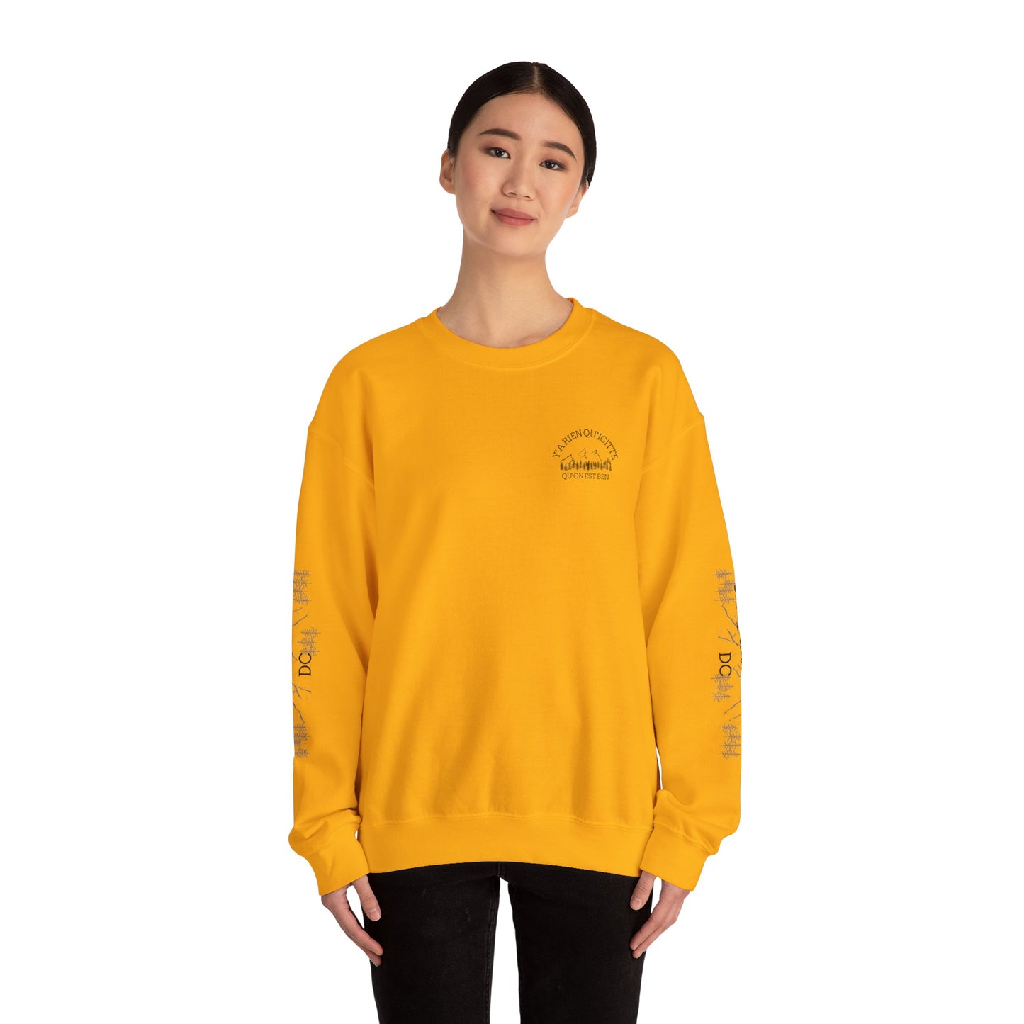 sweat-shirt à col rond confortable - Perfect for Casual Outings & Holidays Cree_Ation Nature DC
