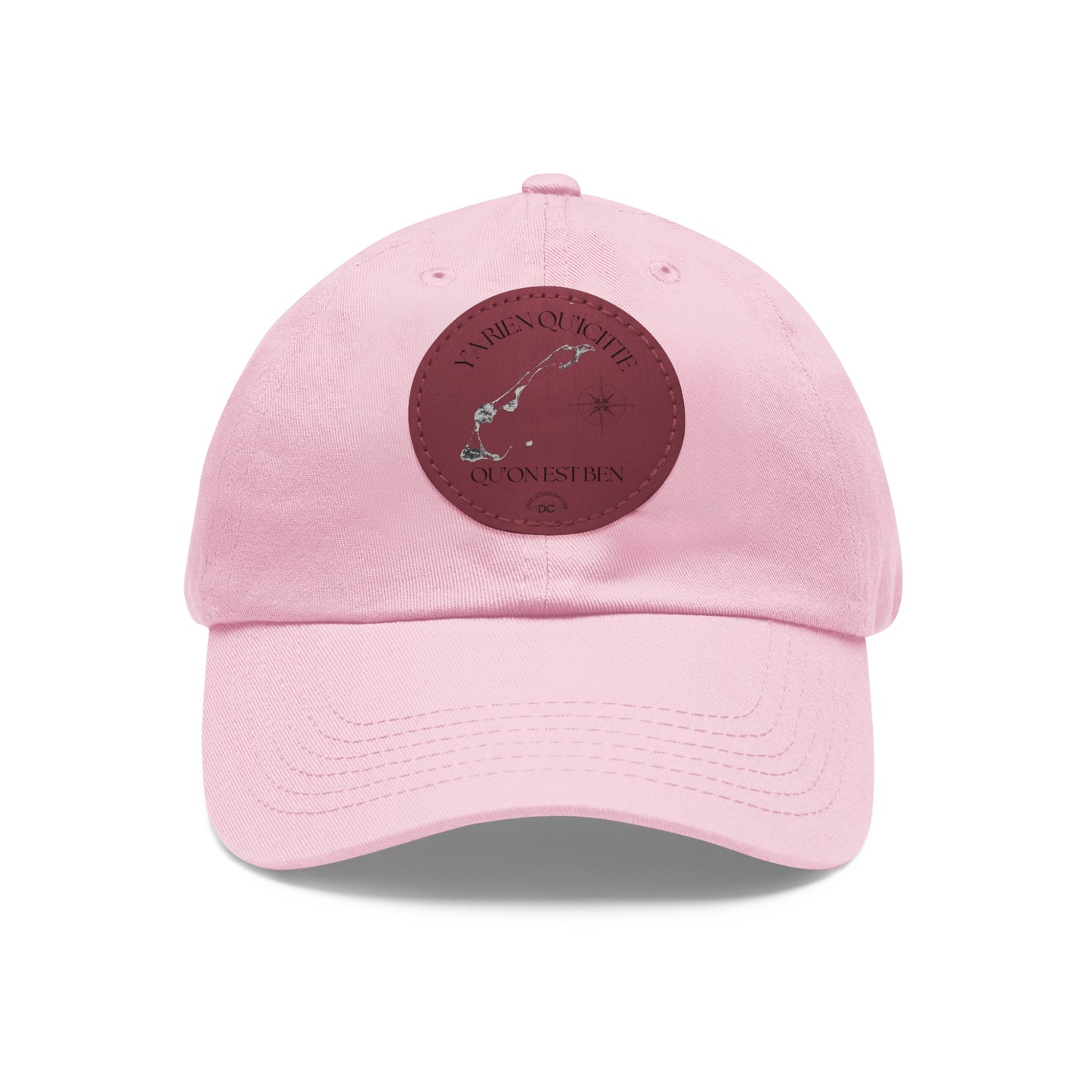 Adventure Dad Hat with Leather Patch - Perfect for Outdoor Enthusiasts - Crée_ation Nature DC