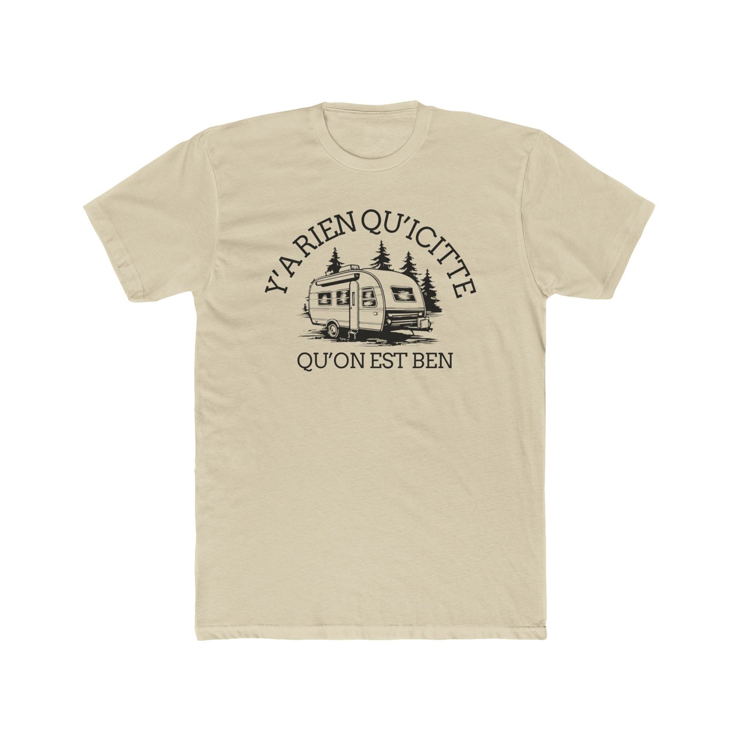 Unisex Cotton Crew Tee - Vintage RV Adventure T-Shirt -Crée_ation Nature DC