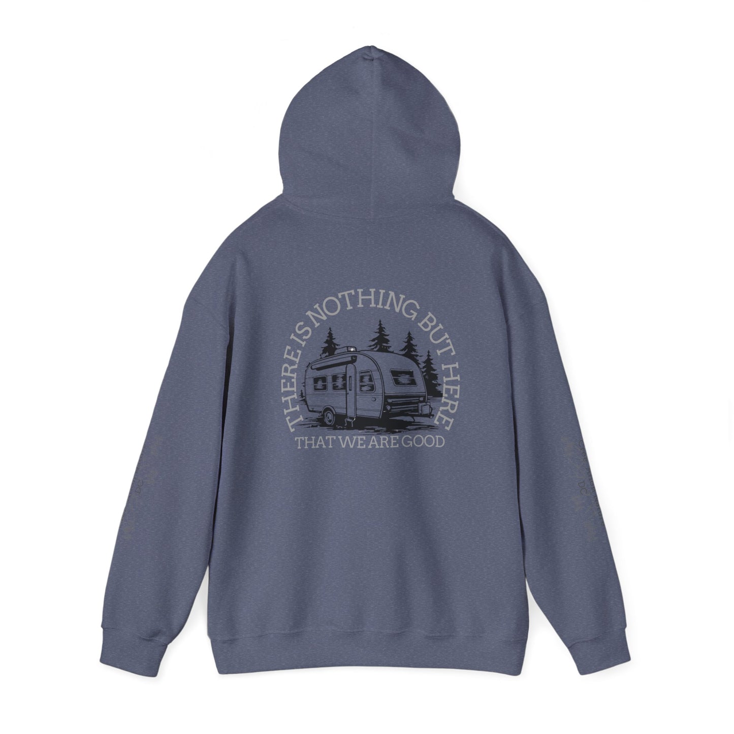 Inspirational Camping Hoodie - Unisex Heavy Blend™ Sweatshirt with Nature Design