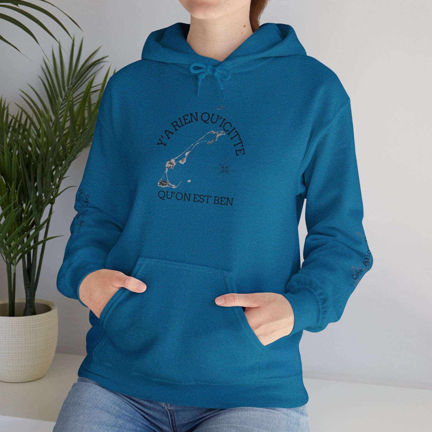sweats a capuche -Inspirational Quote Unisex Hoodie - Cozy Heavy Blend Sweatshirt - Crée_ation Nature DC